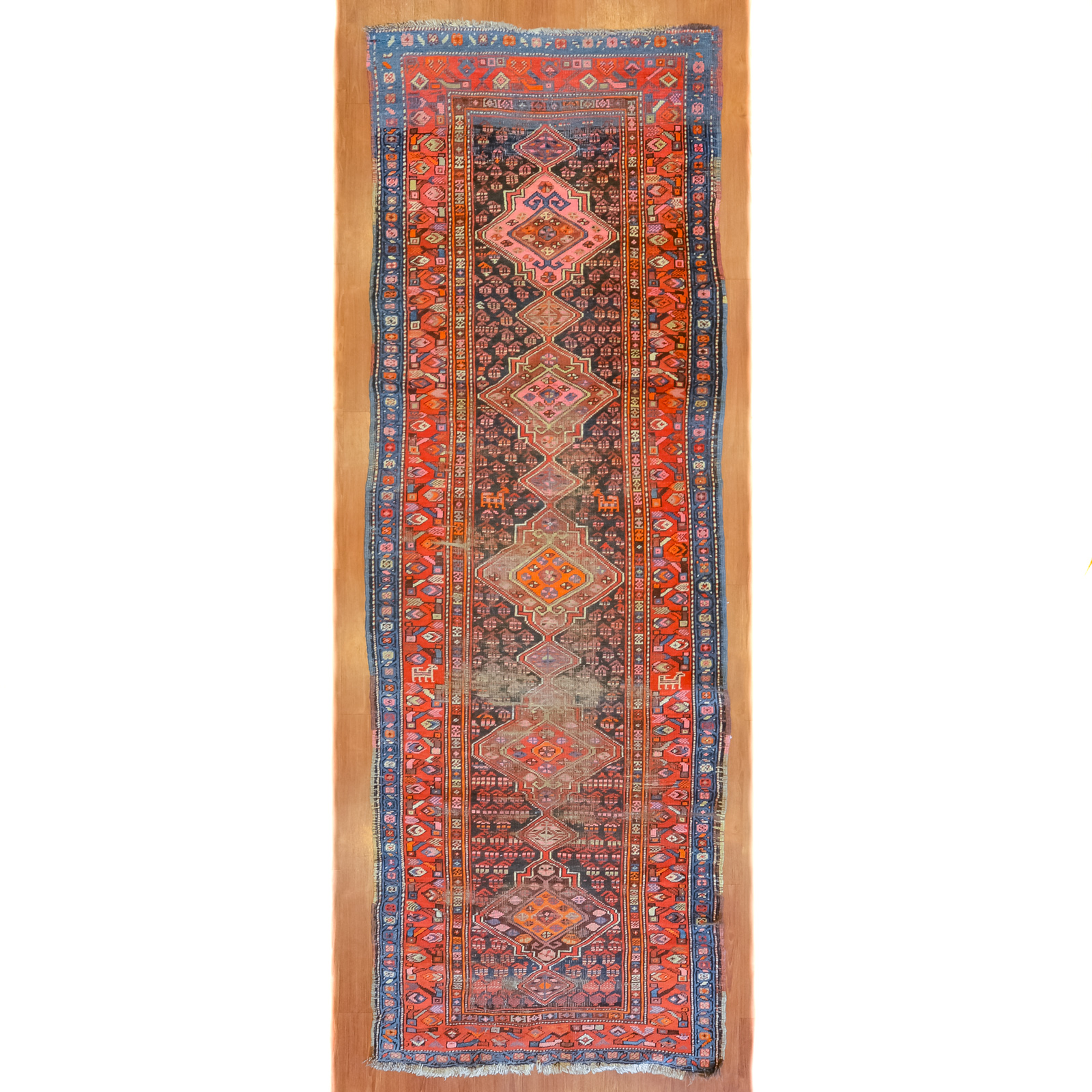 ANTIQUE KARABAUGH RUNNER, CAUCASUS,