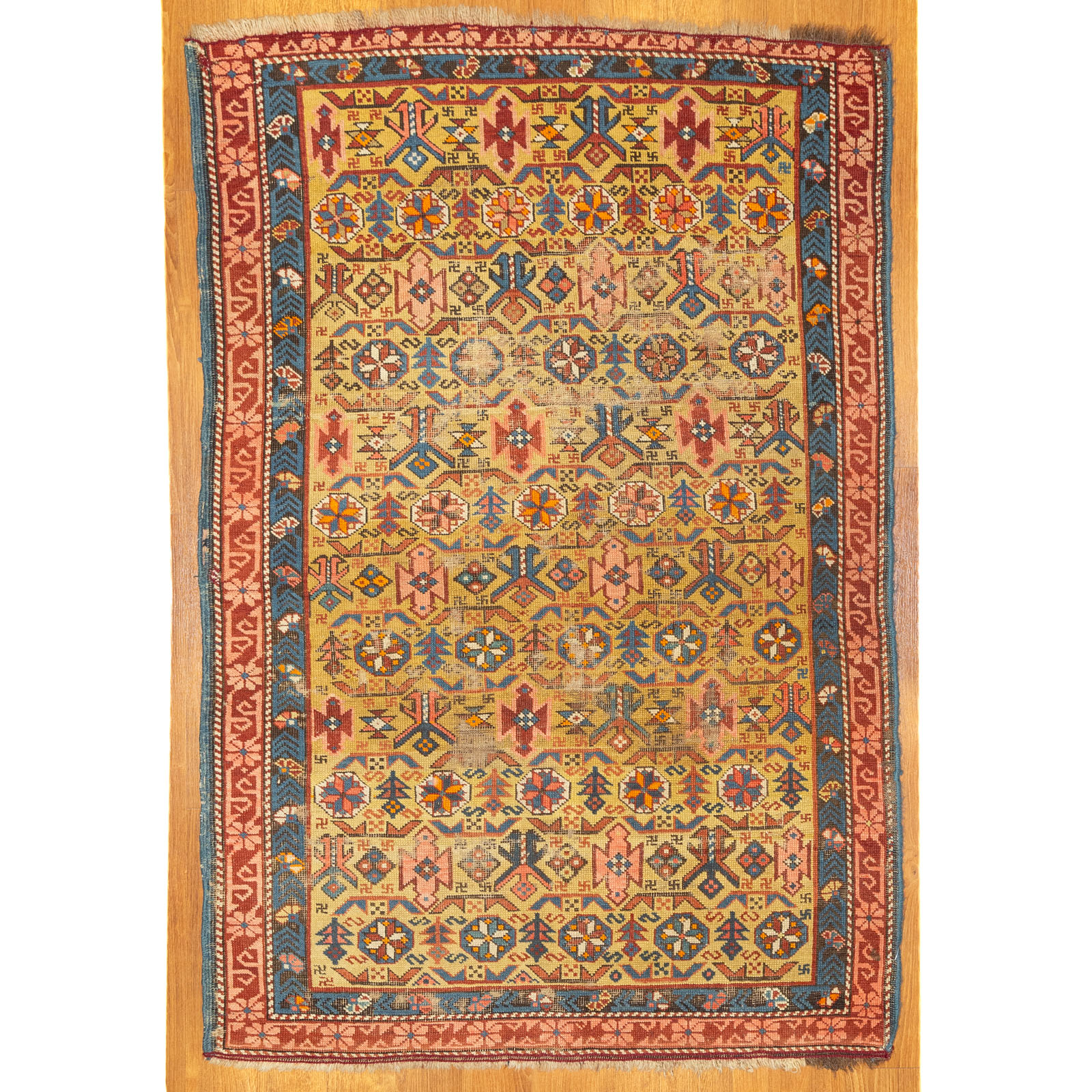 ANTIQUE SHIRVAN RUG, CAUCASUS,