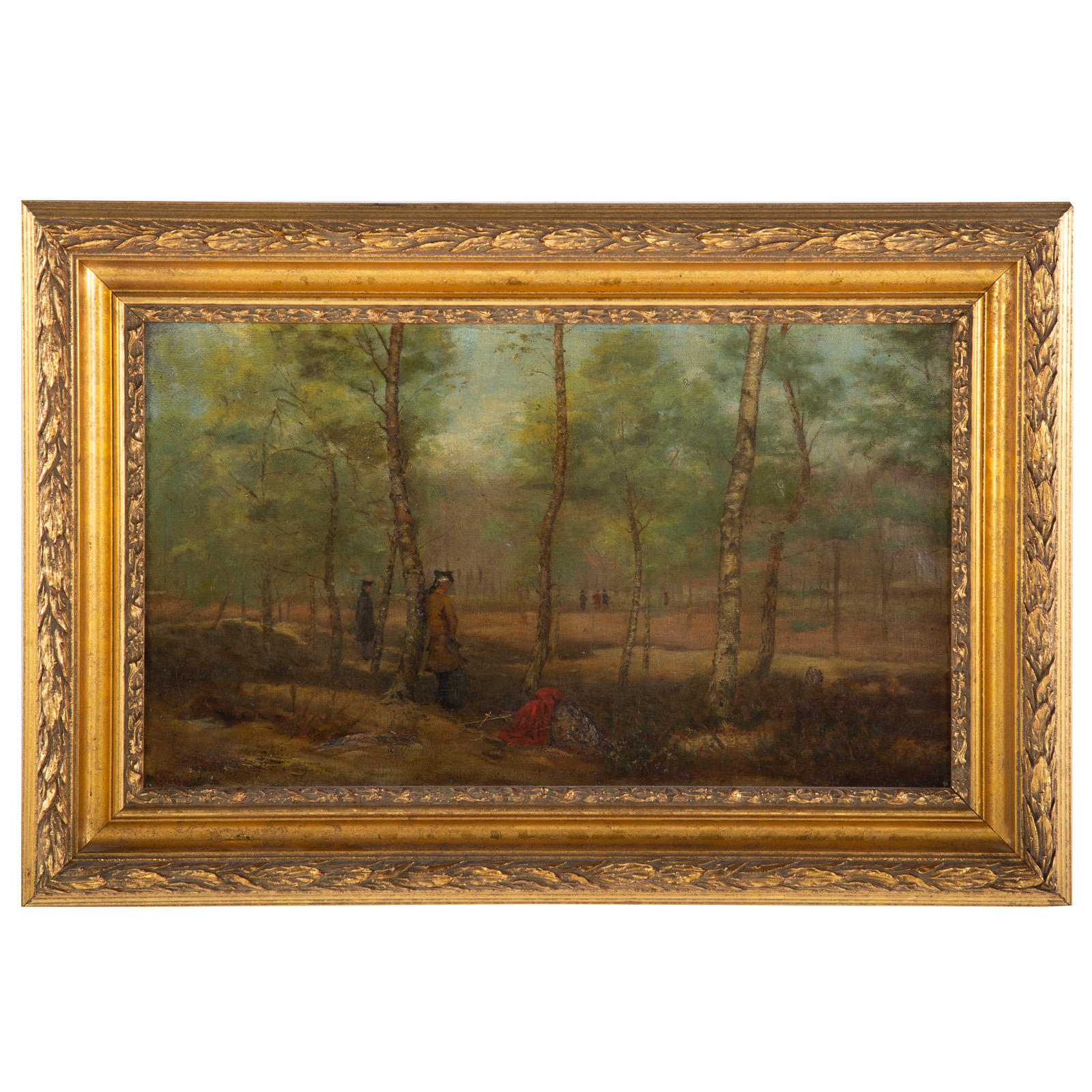 F. TAYLOR. FIGURES IN A FOREST,
