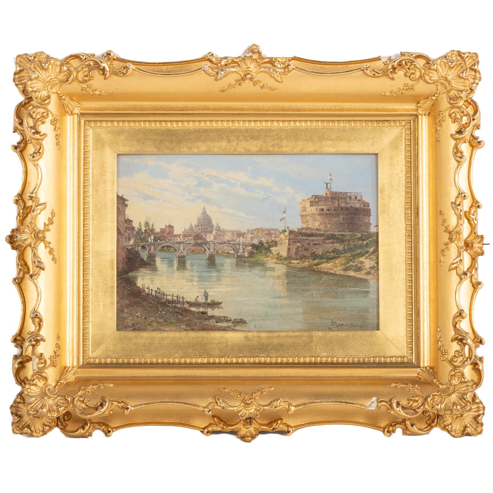 ANTOINETTA BRANDEIS. "PONTE E CASTELLO