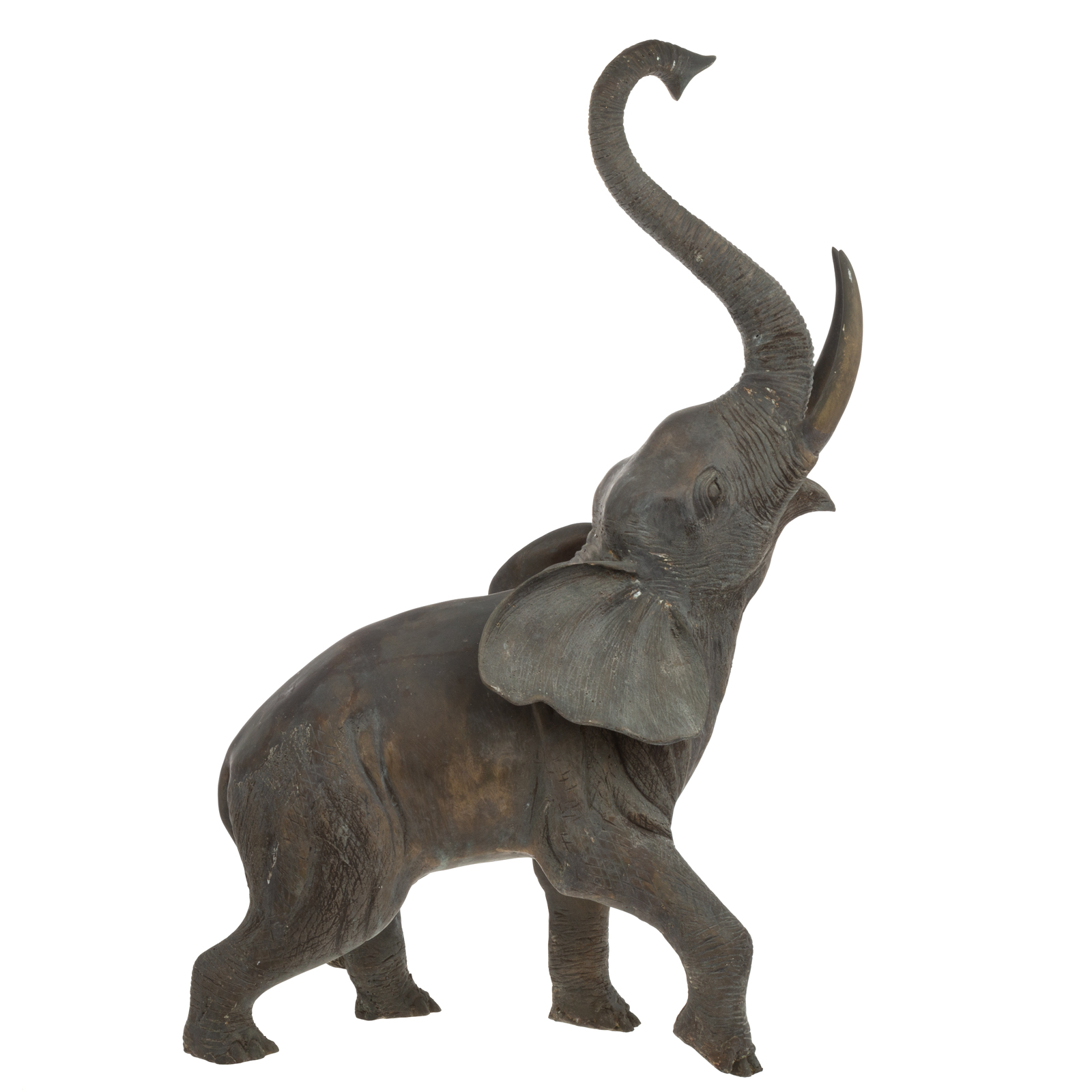 CONTINENTAL HOLLOW CAST BRONZE ELEPHANT