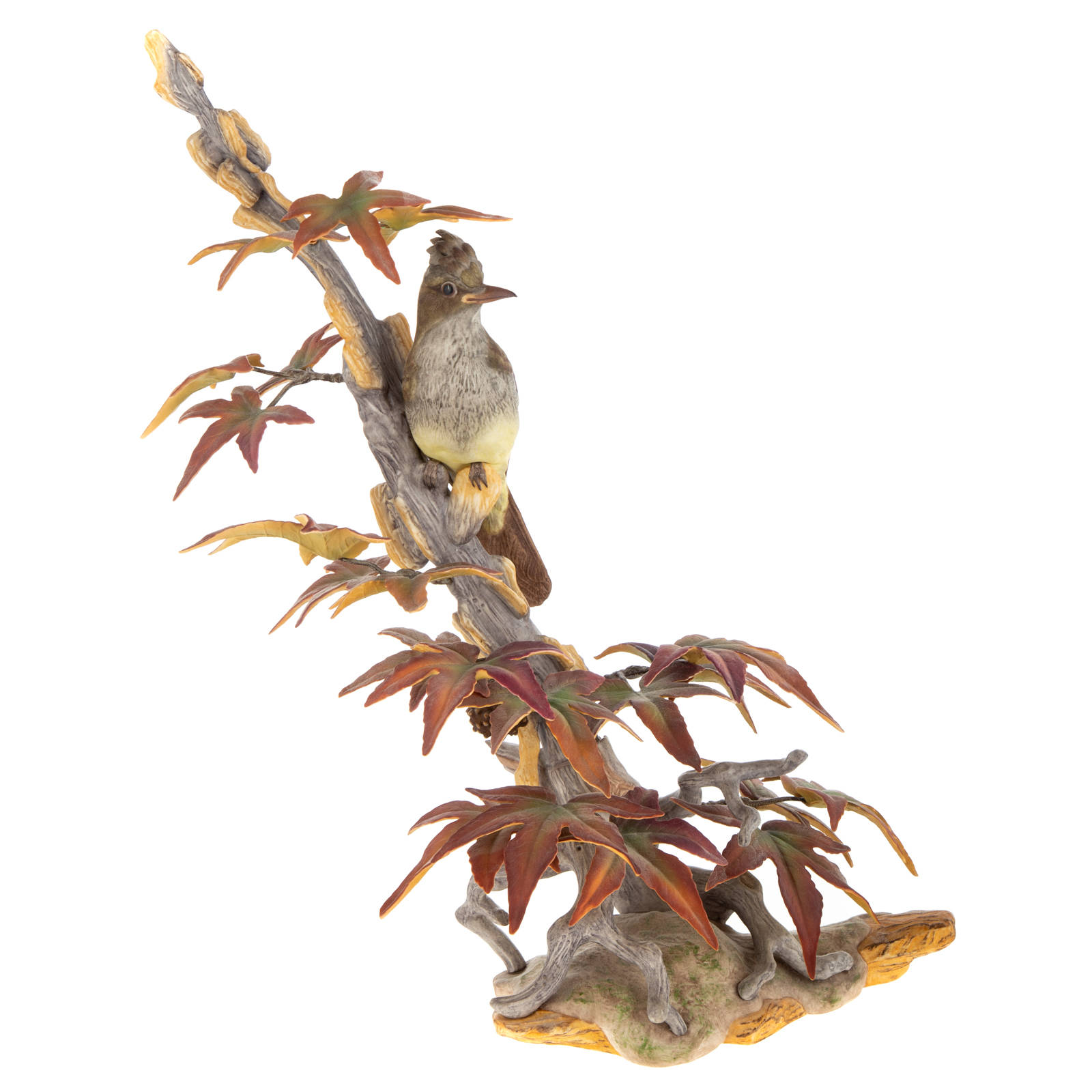 BOEHM PORCELAIN CRESTED FLY CATCHER