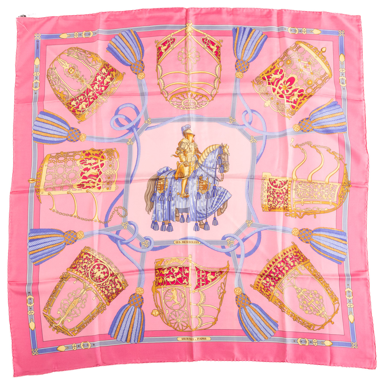 AN HERMES LES MUSEROLLES SCARF 3696ff