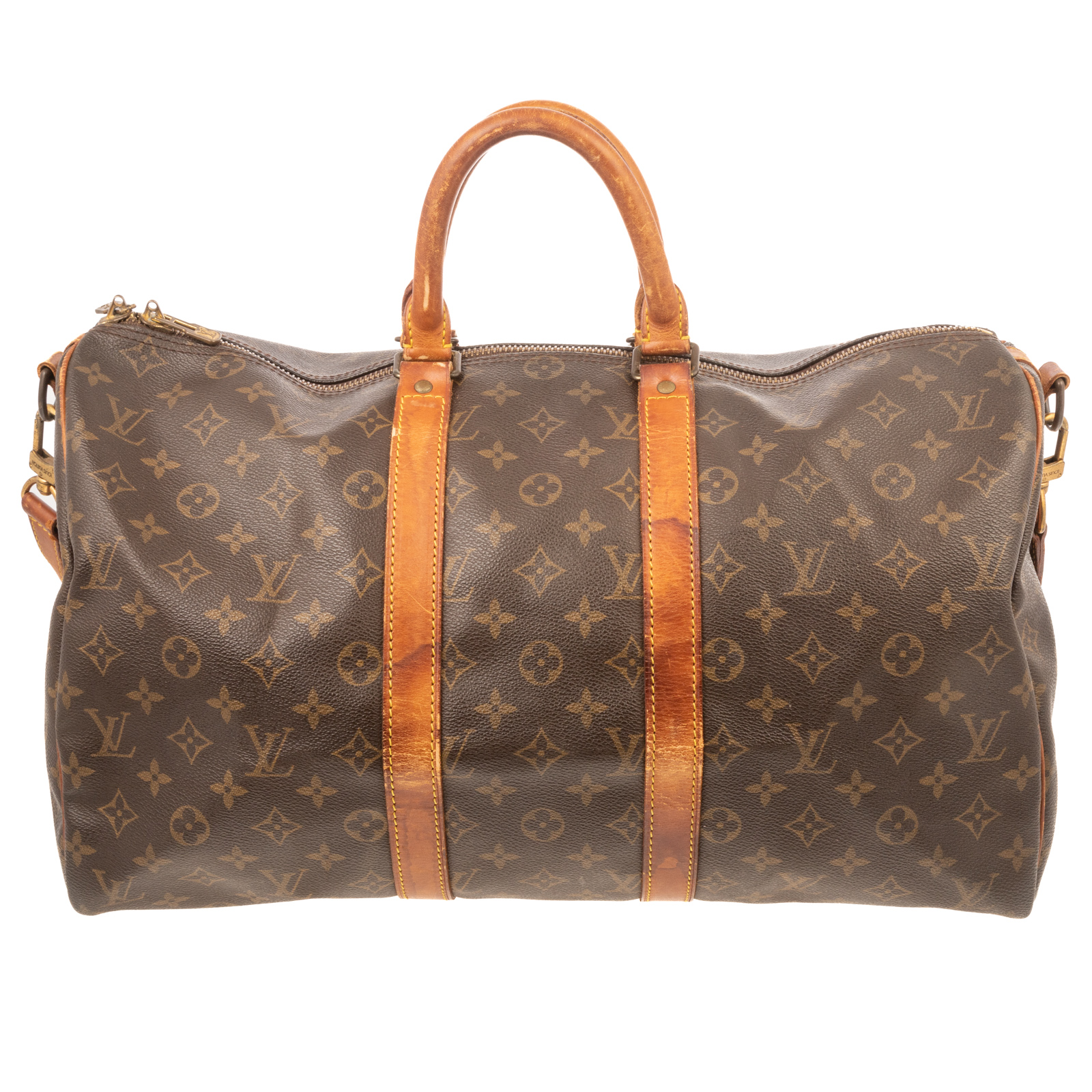 A LOUIS VUITTON MONOGRAM KEEPALL