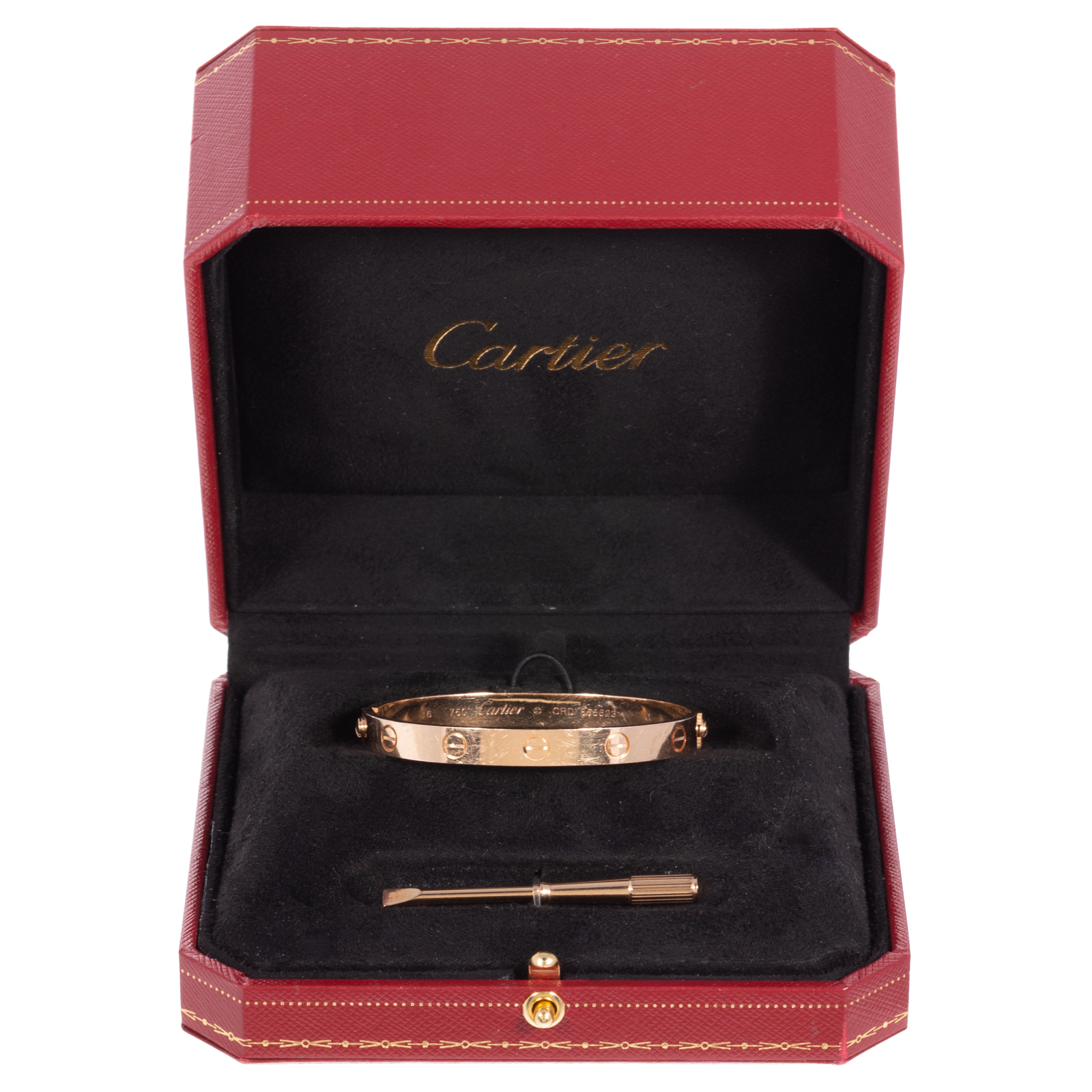 A 18K ROSE GOLD CARTIER "LOVE"