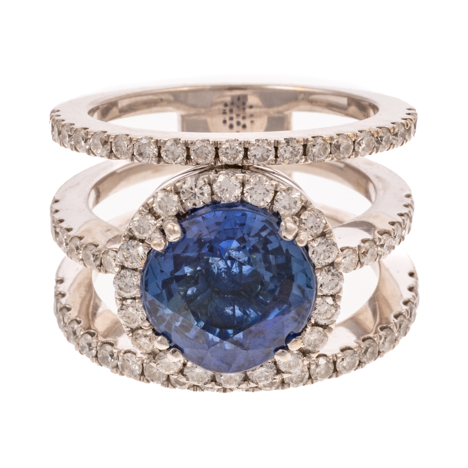 A 5 41 CTS CEYLON SAPPHIRE DIAMOND 369719