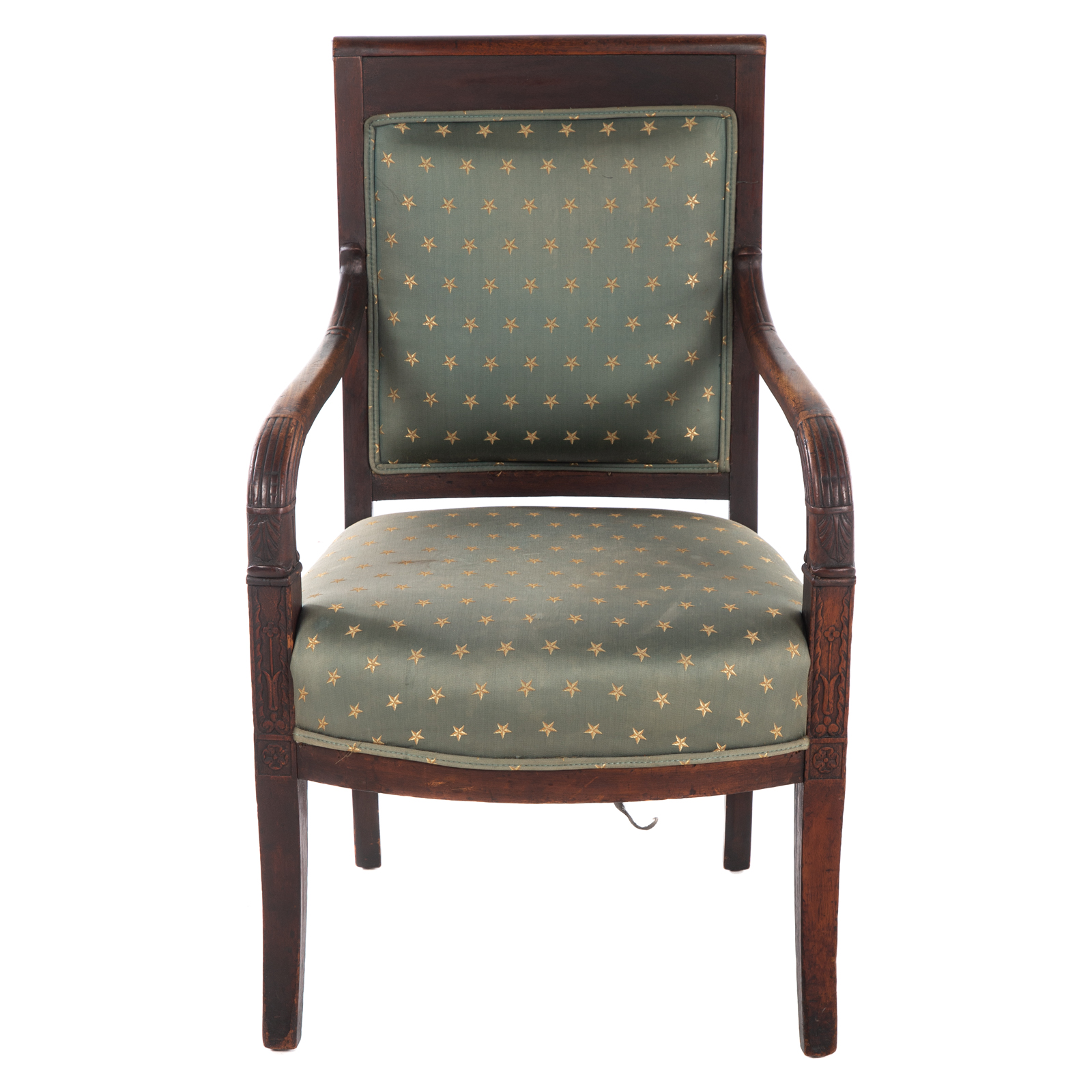 FEDERAL STYLE UPHOLSTERED ARMCHAIR 36980e