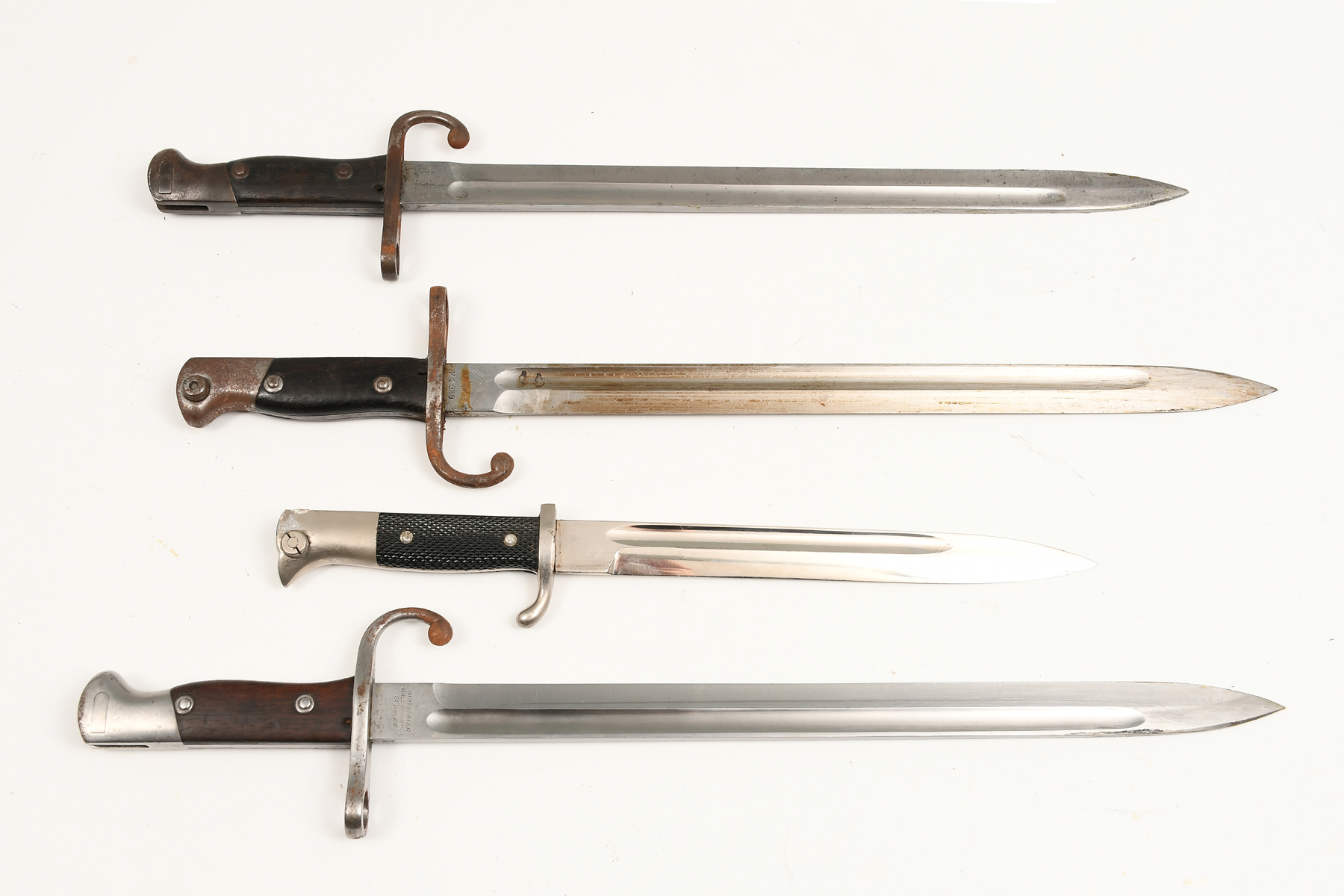 4PC. GERMAN BAYONET LOT: 1) Three Weyersberg