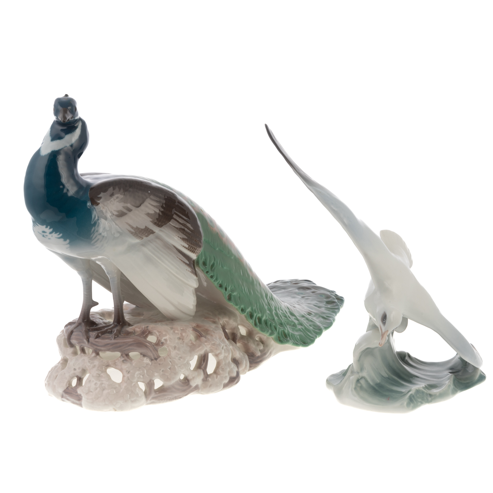 KPM PORCELAIN PEACOCK ROSENTHAL 36986d