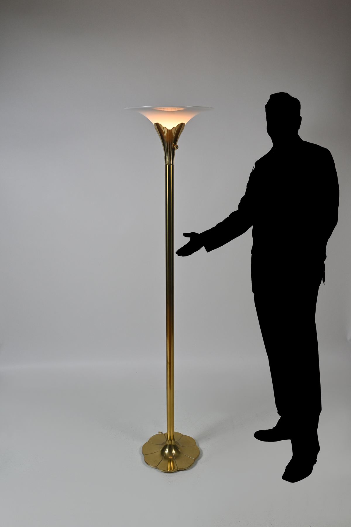 STIFFEL MCGEE FLOOR LAMP: Mid-century