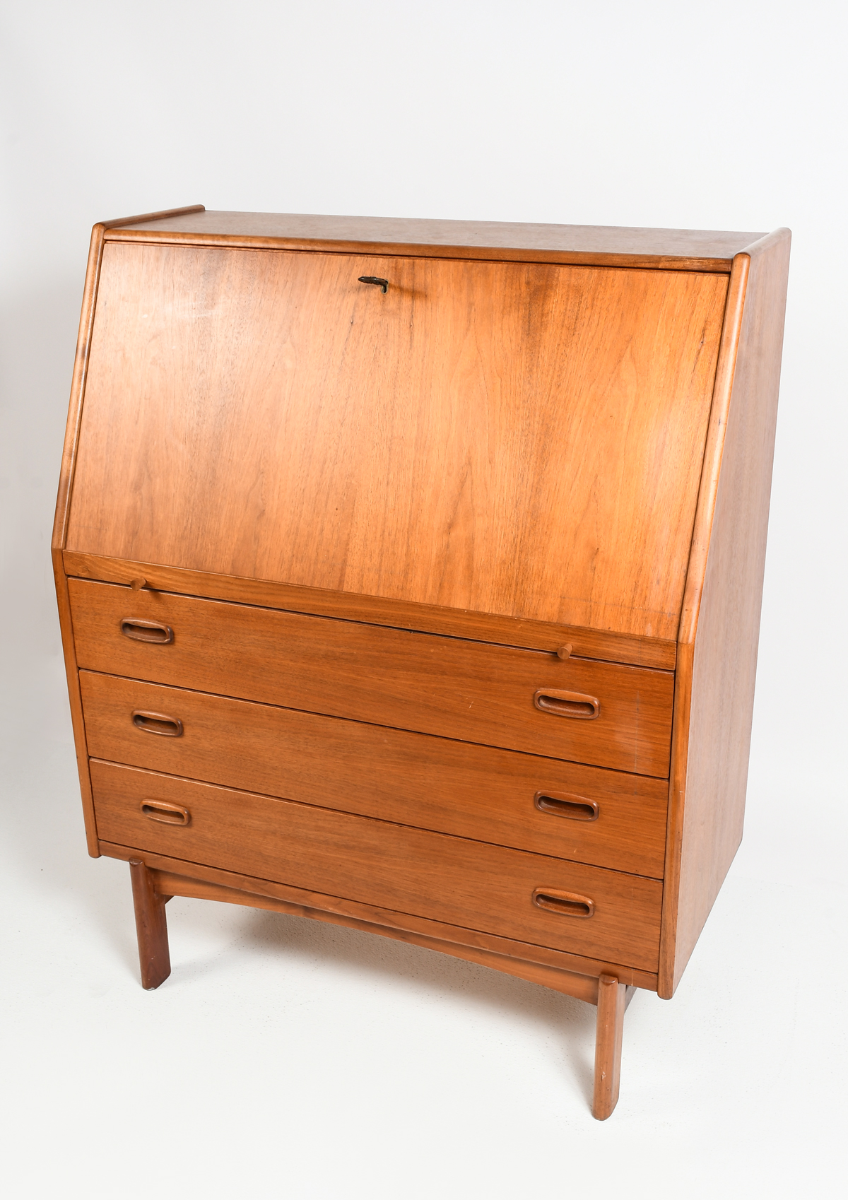 TEAK DANISH MID-CENTURY MODERN DROPFRONT