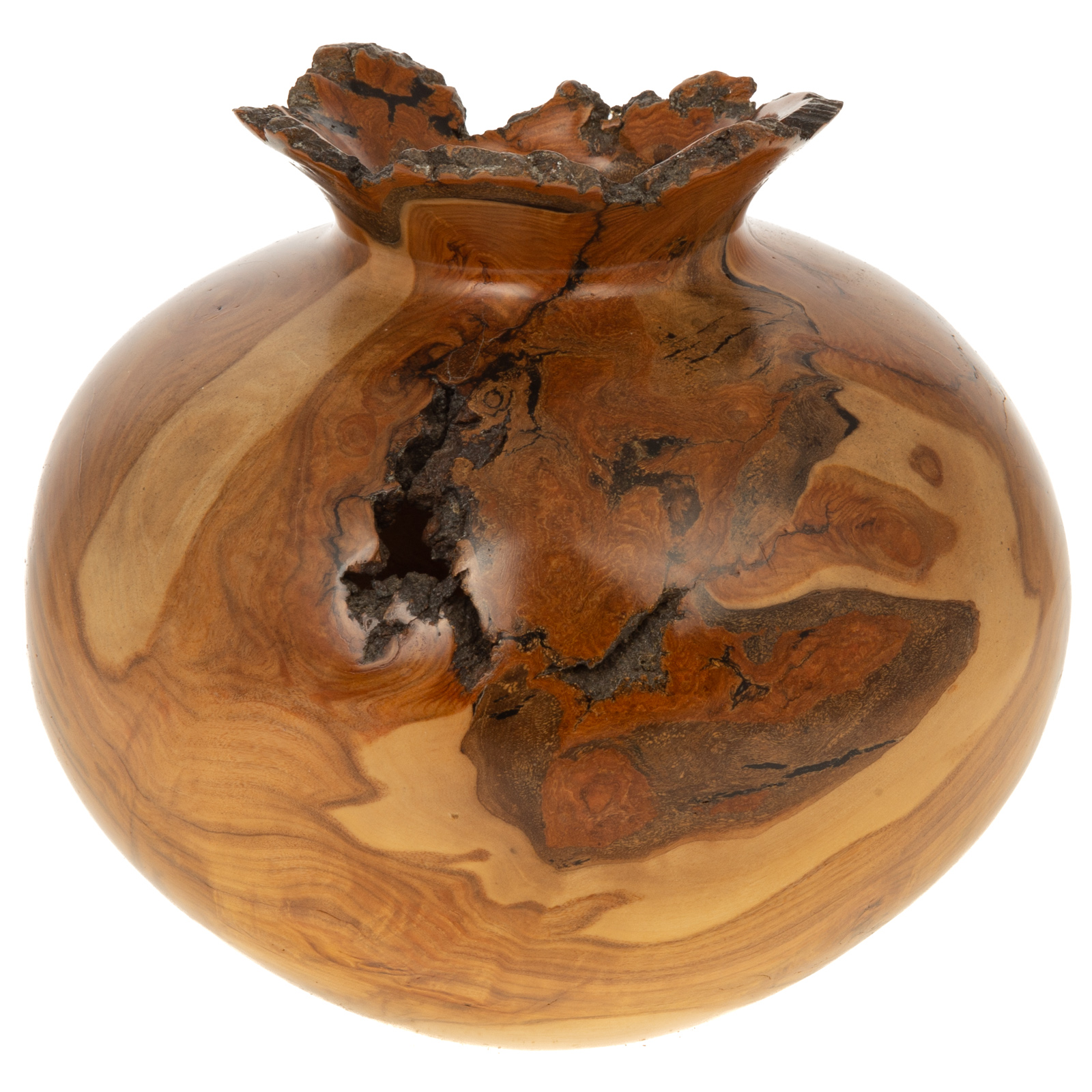 BRUCE HOOVER POPLAR BURL TURNED 3698e8