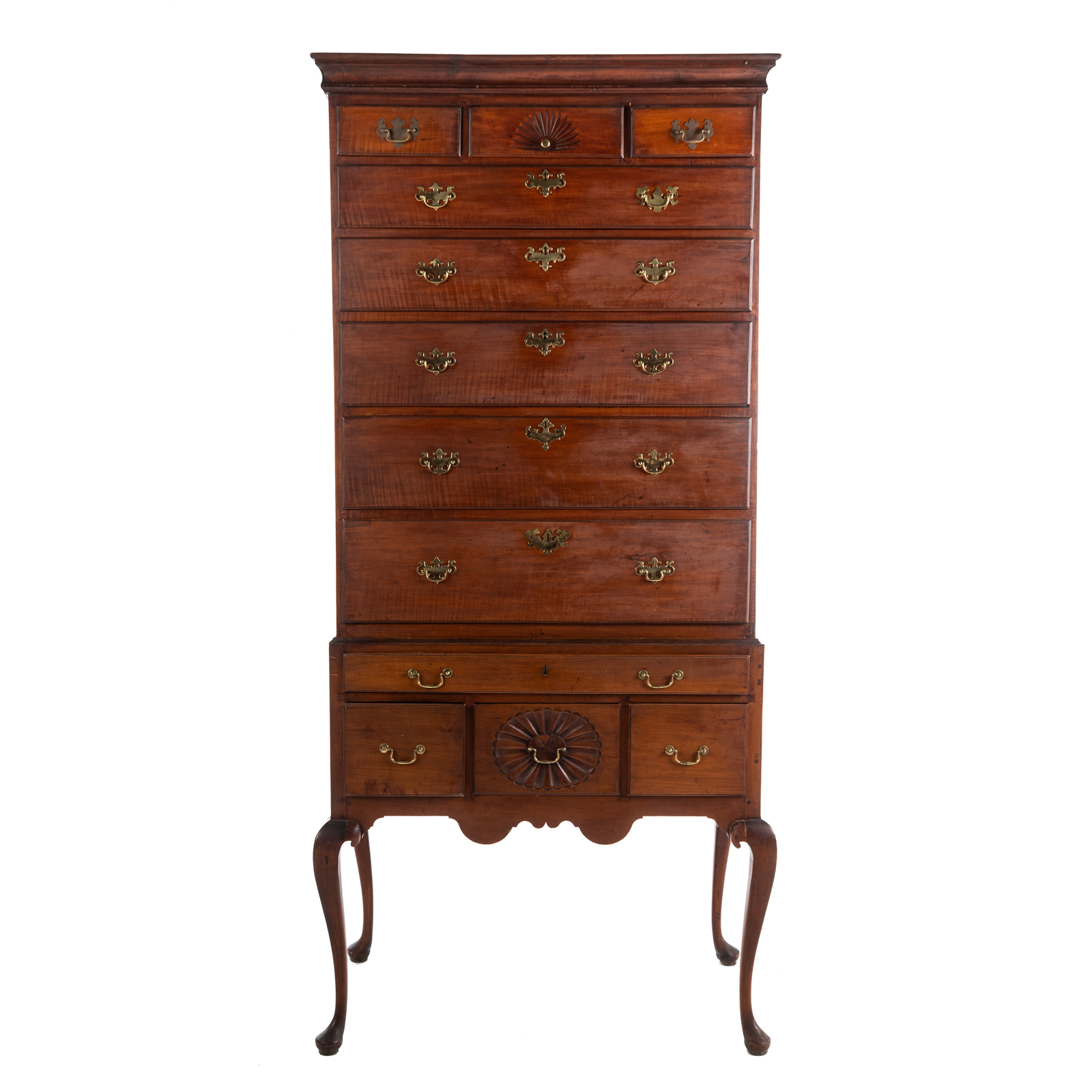 FEDERAL QUEEN ANNE MIXED WOOD HIGHBOY 369962