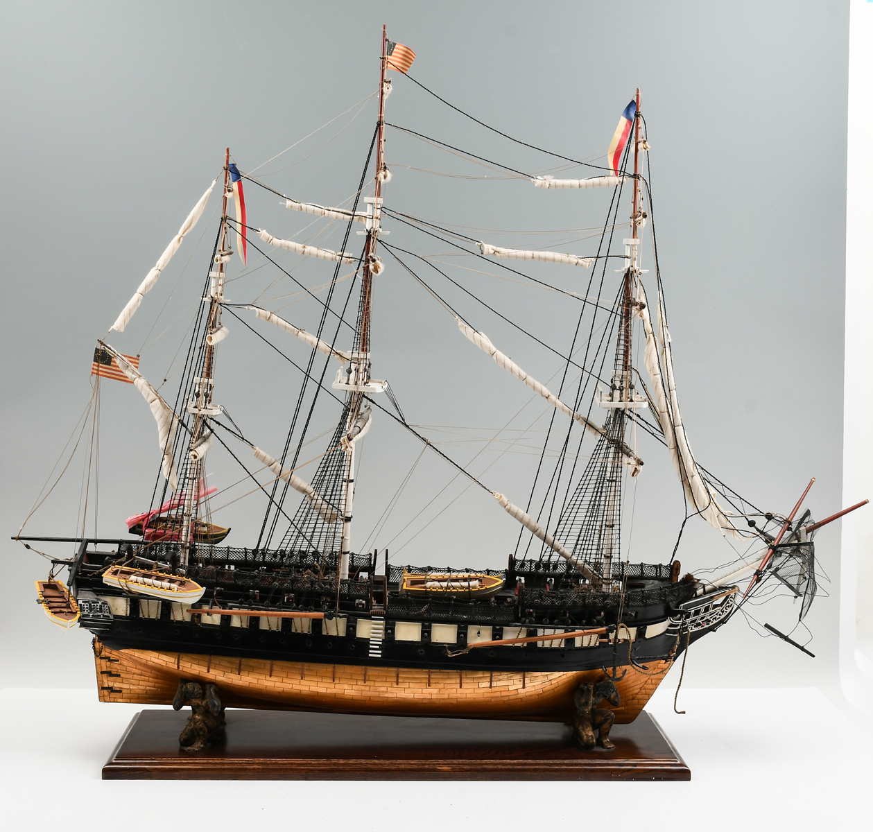 'CONSTITUTION'' SHIP MODEL WITH