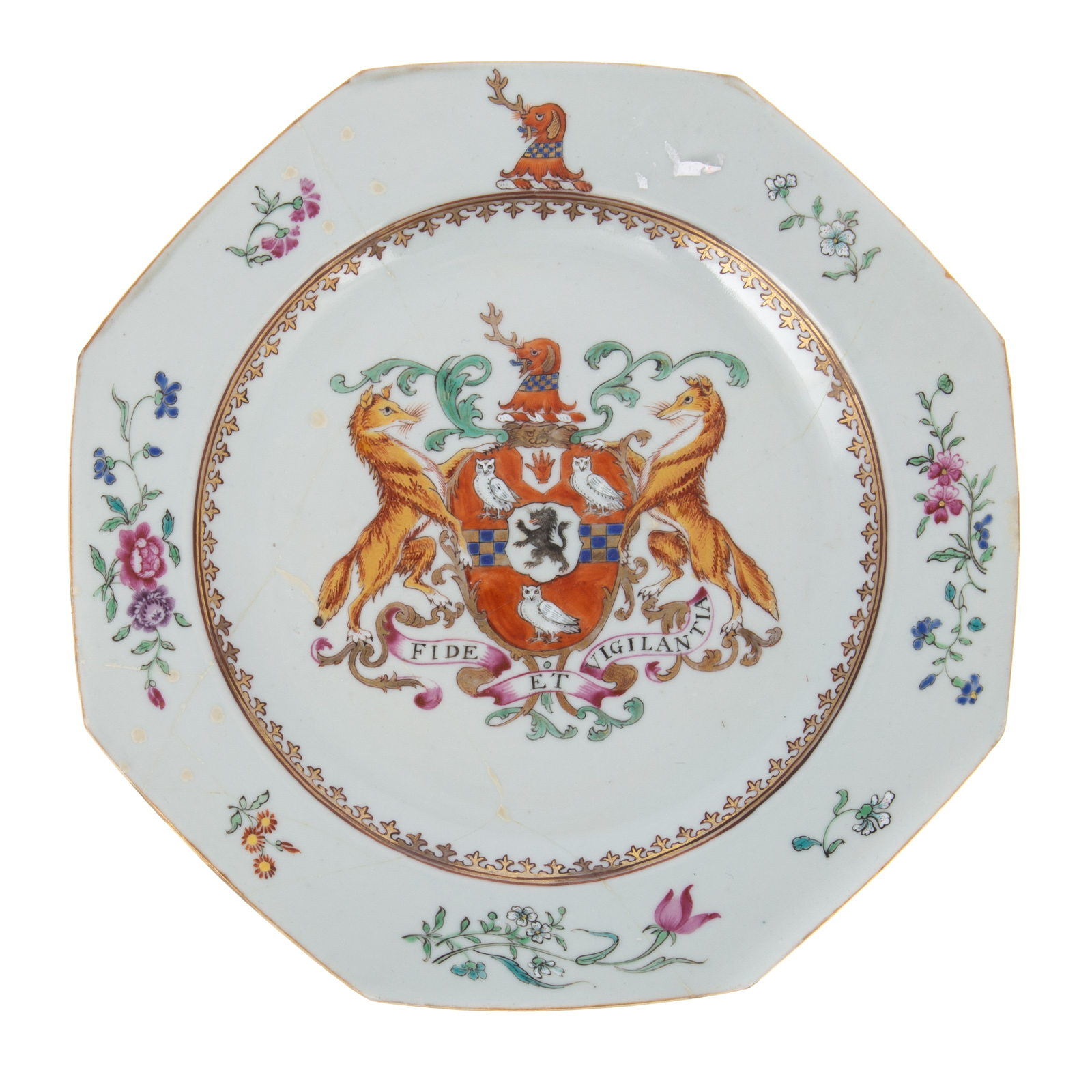 ENGLISH MARKET QIANLONG ARMORIAL 3699c6