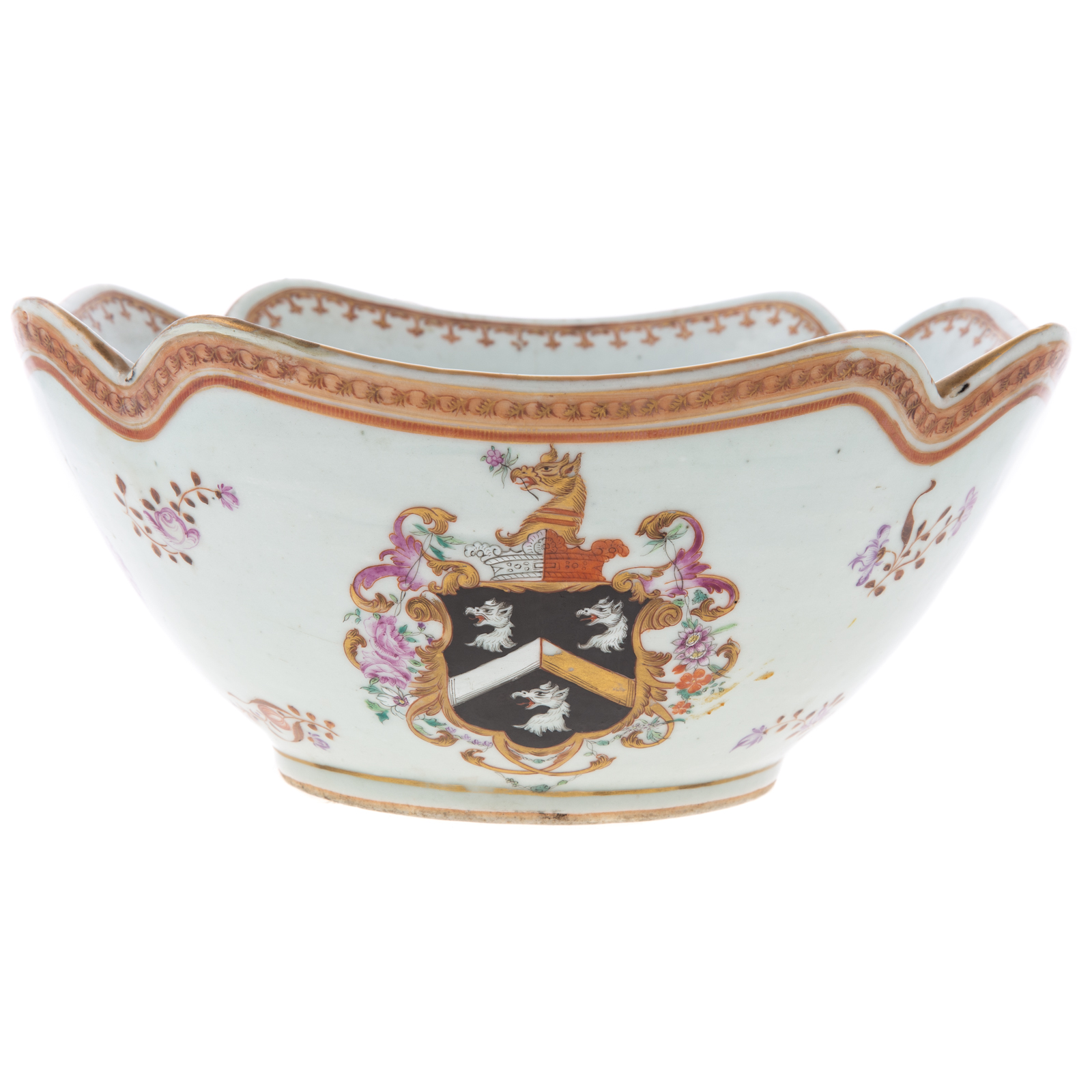 CHINESE EXPORT ARMORIAL CORNER 3699d1