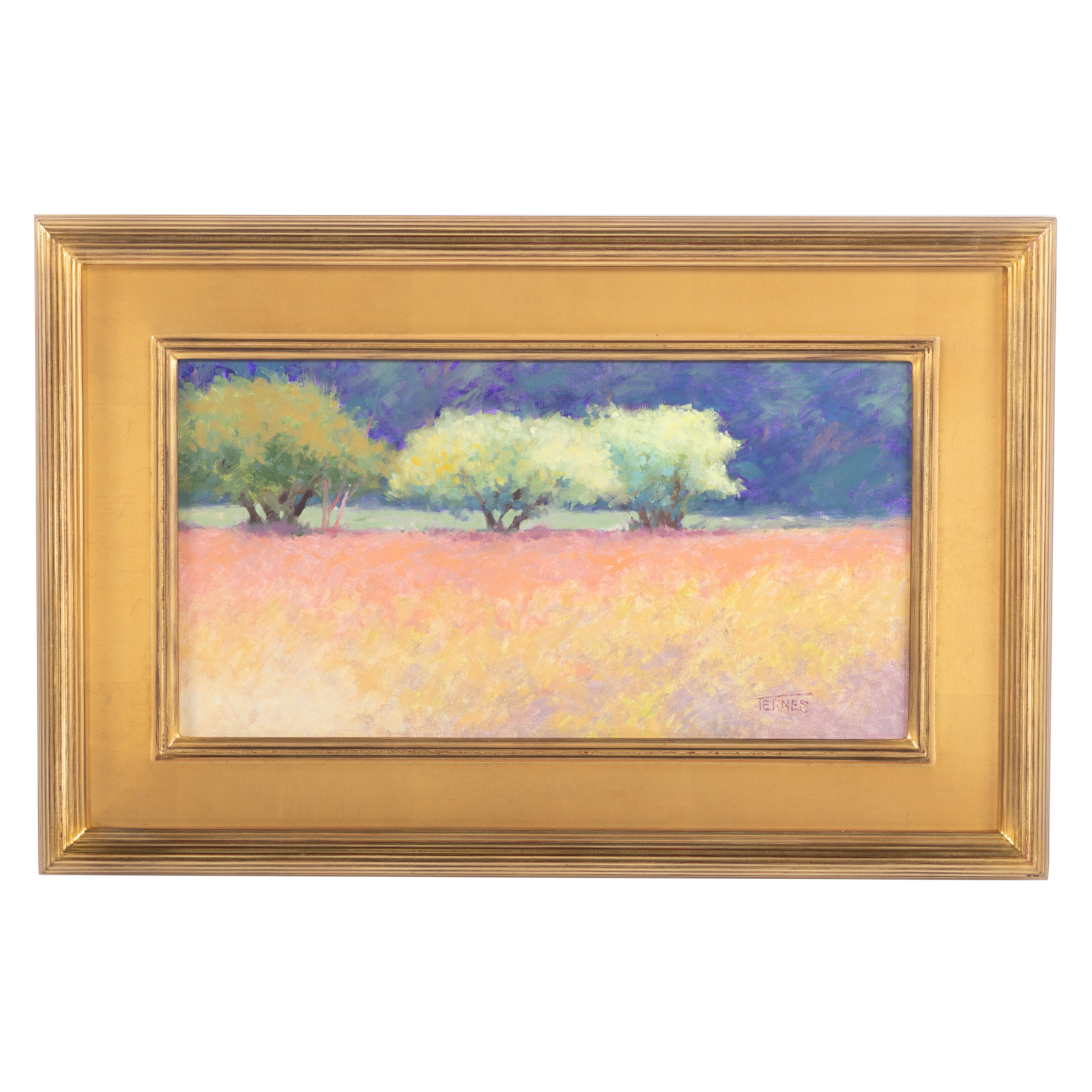 WILLIAM TERNES, "FALL GRASS," OIL