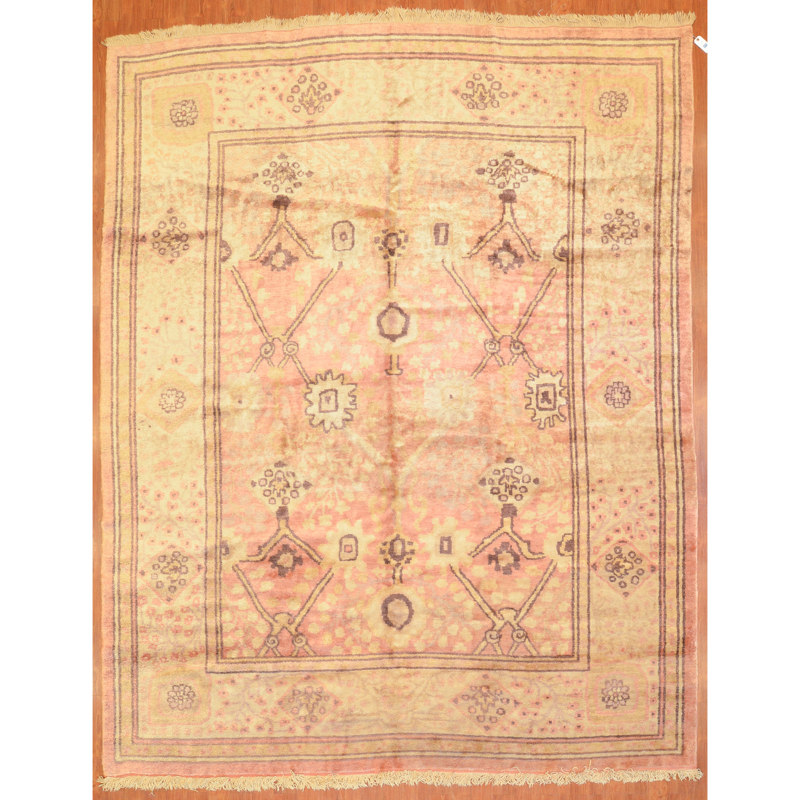 TURKISH OUSHAK RUG, 9 X 11.6 Fourth