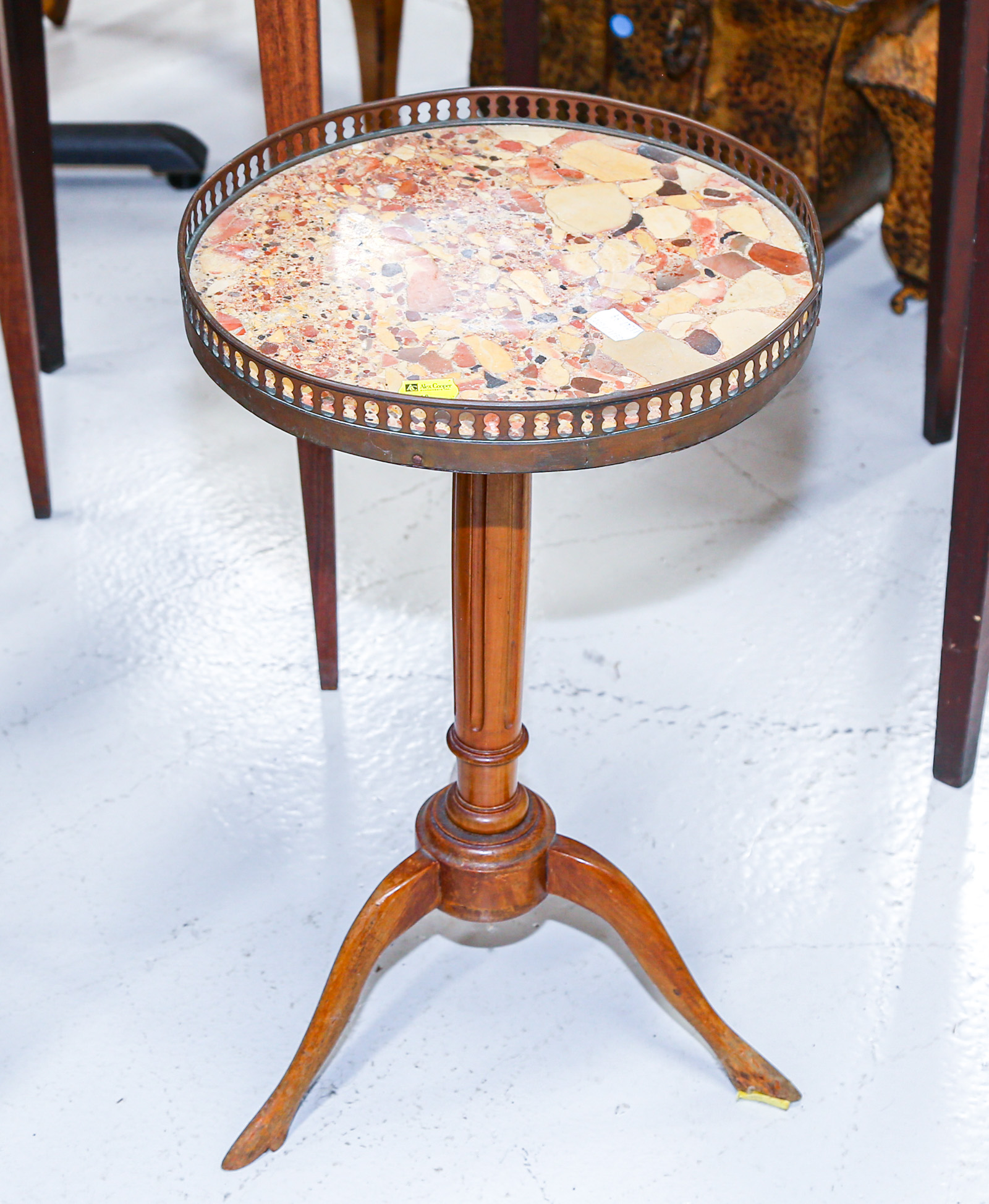 FRENCH WALNUT OCCASIONAL TABLE 369ac2