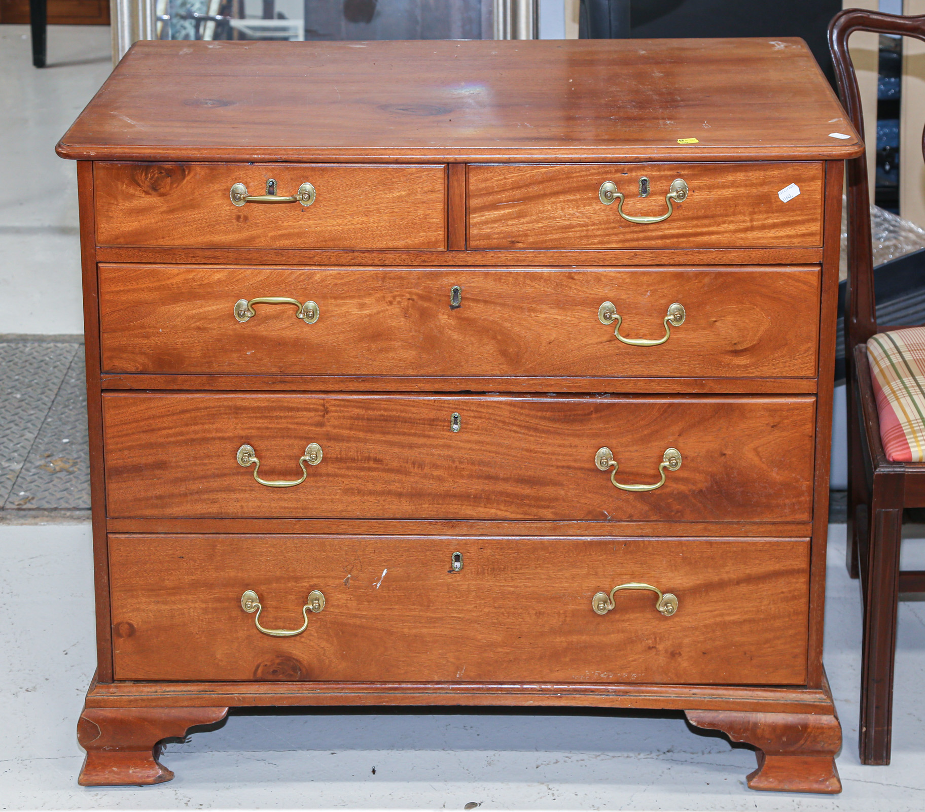 ENGLISH CHIPPENDALE STYLE MAHOGANY