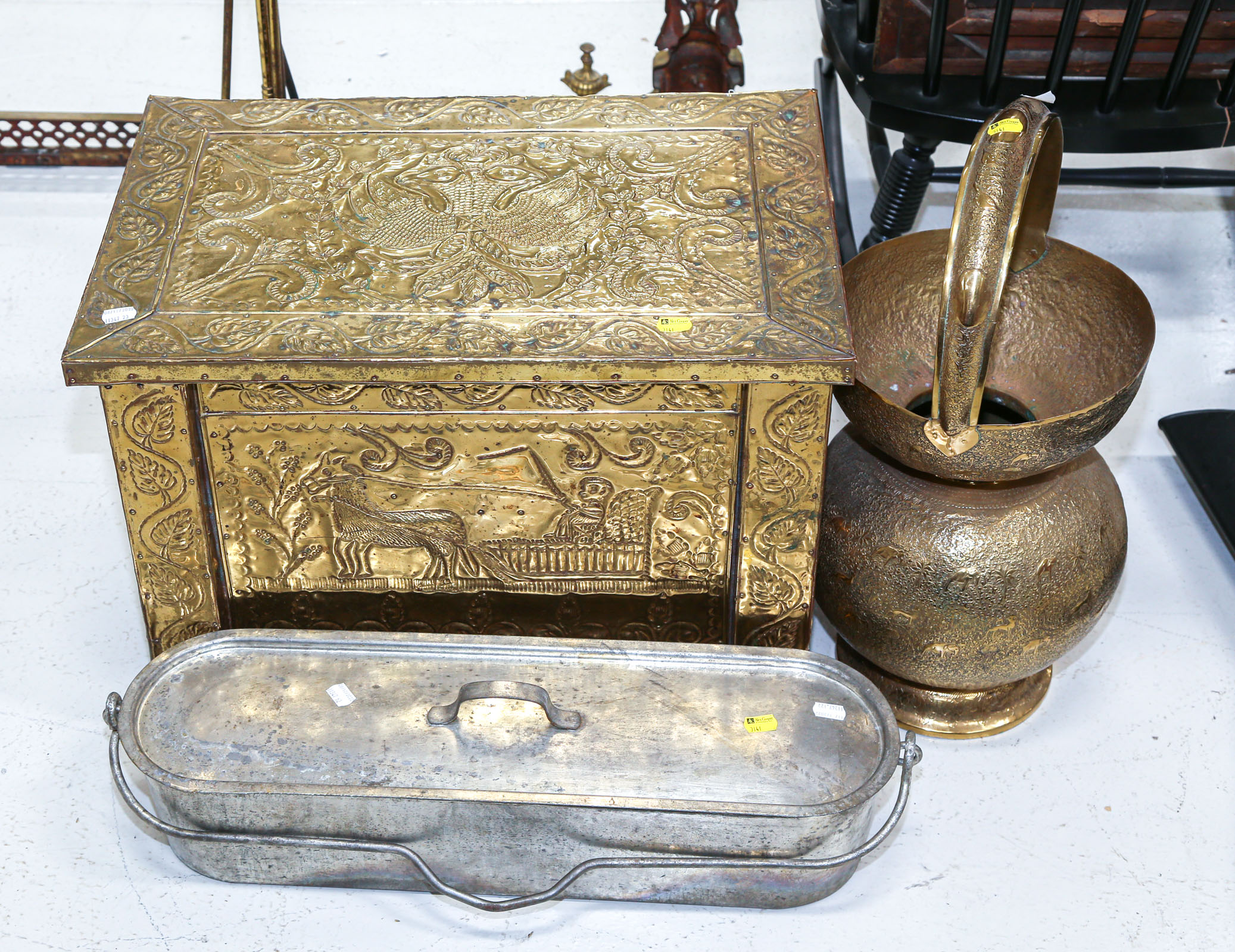 ASSORTED METAL ITEMS Including