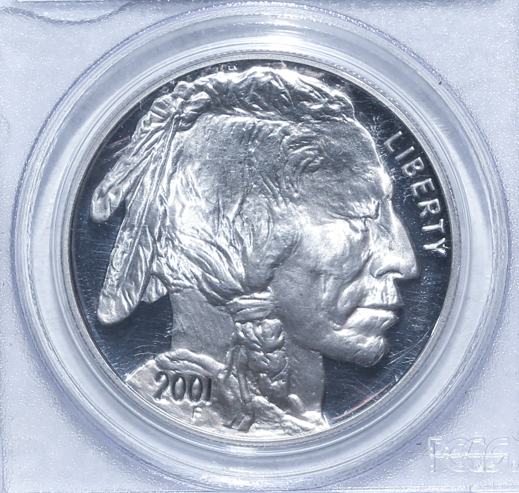 2001 PCGS PF69DCAM BUFFALO 1 Autographed 369b59