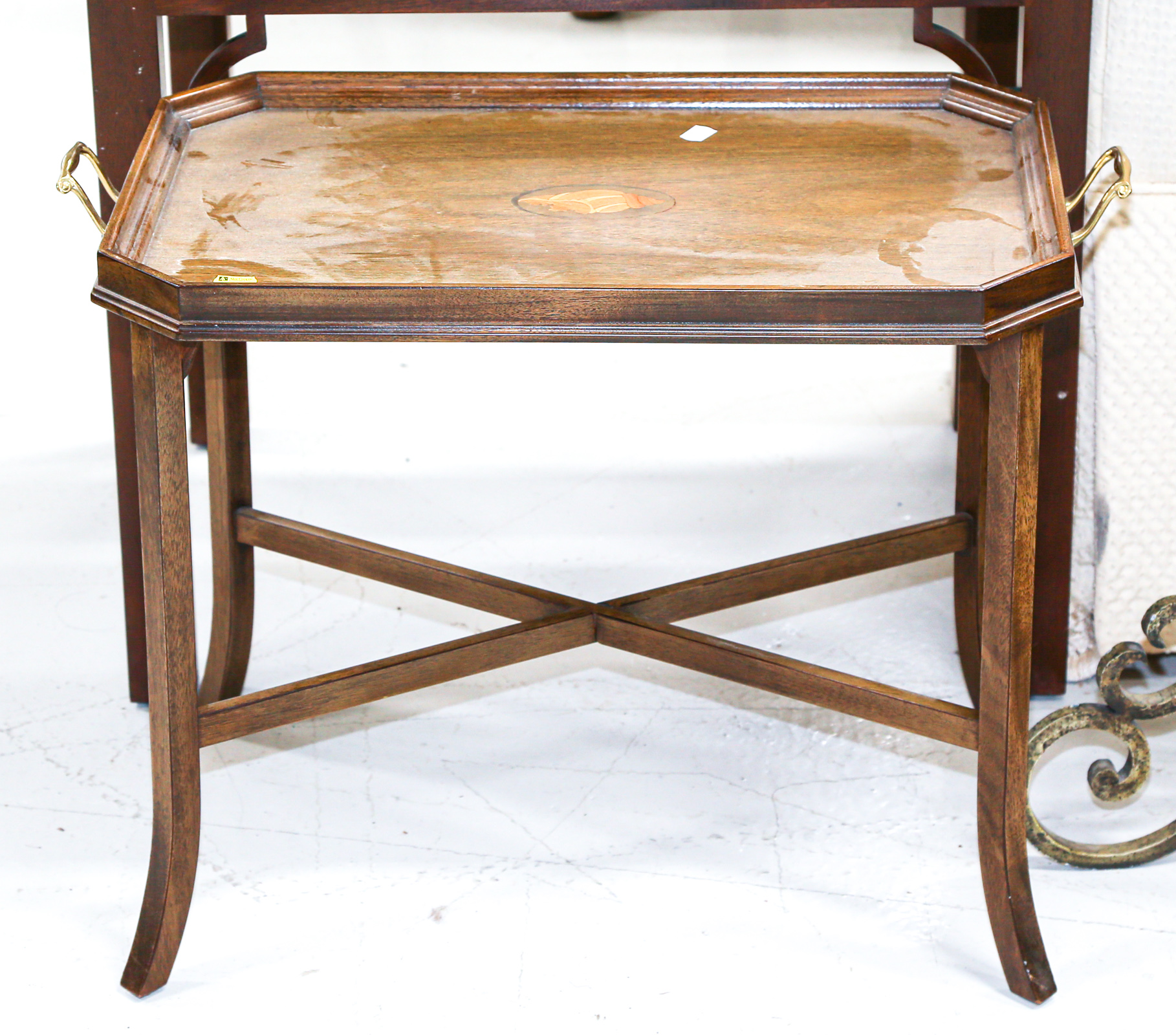 REGENCY STYLE MAHOGANY TRAY TOP