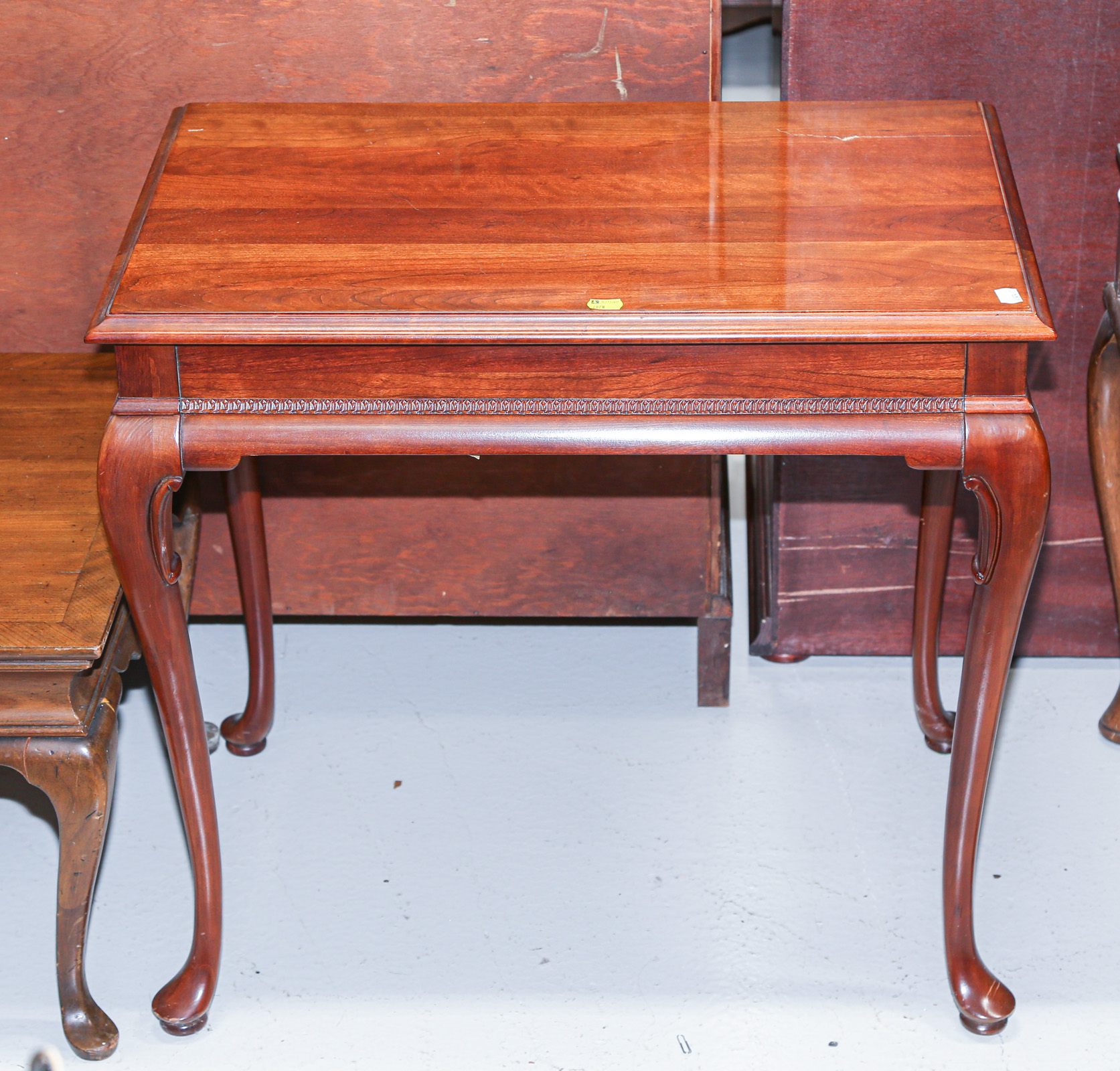 QUEEN ANNE STYLE CHERRY END TABLE