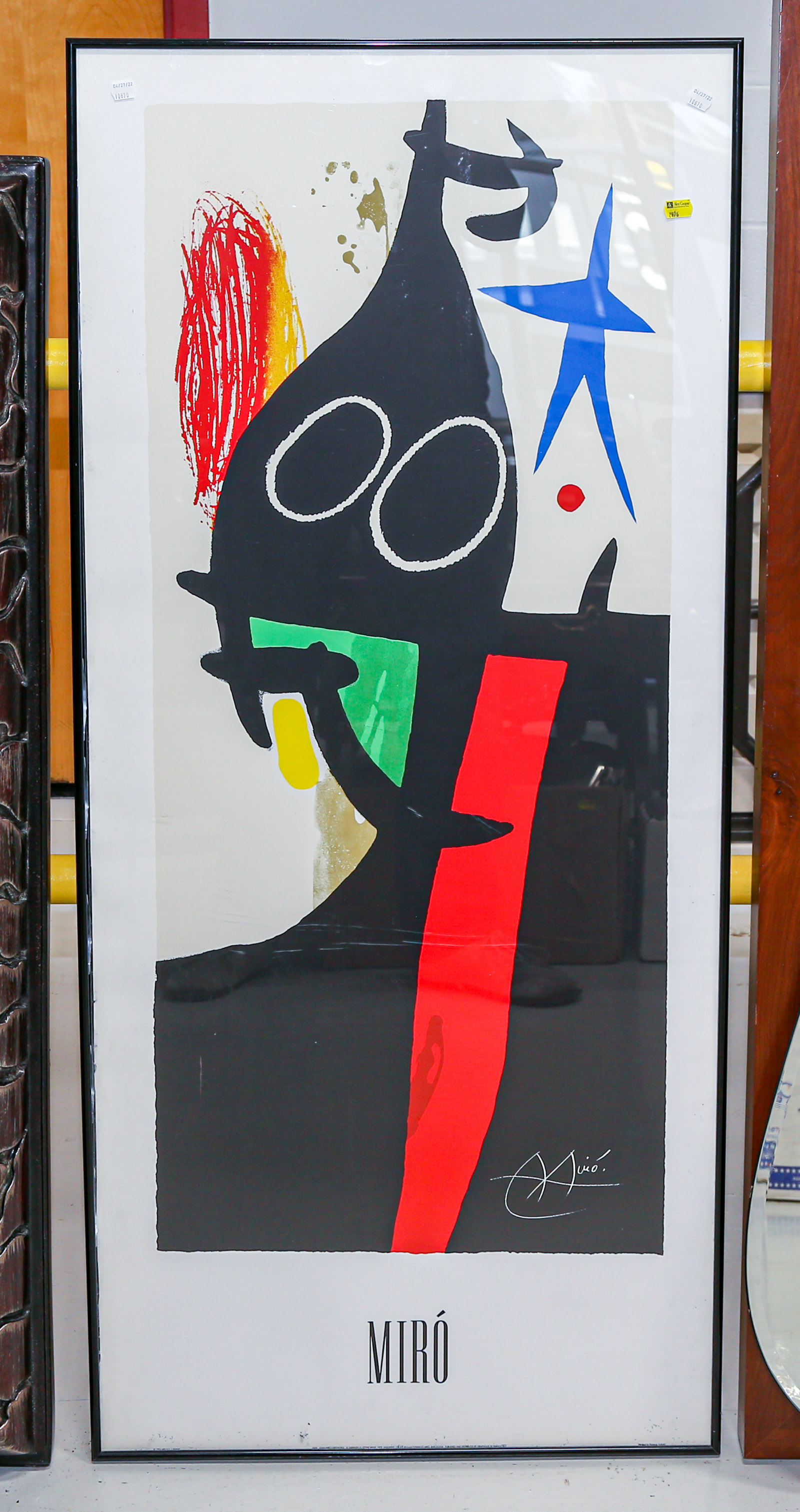 FRAMED MIRO POSTER Sight size 52 369bb9