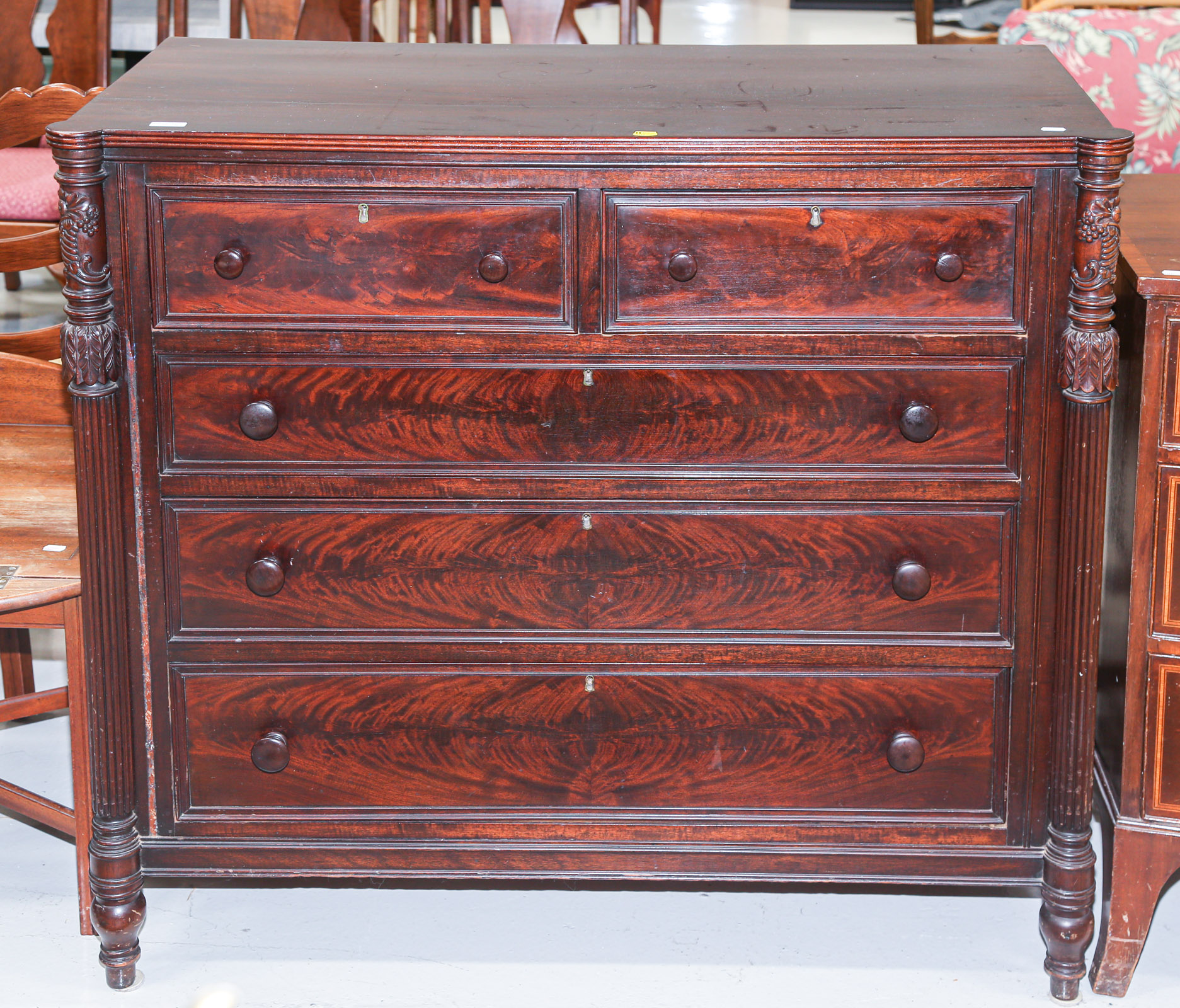 POTTHAST BROS MAHOGANY CHEST OF 369bd8