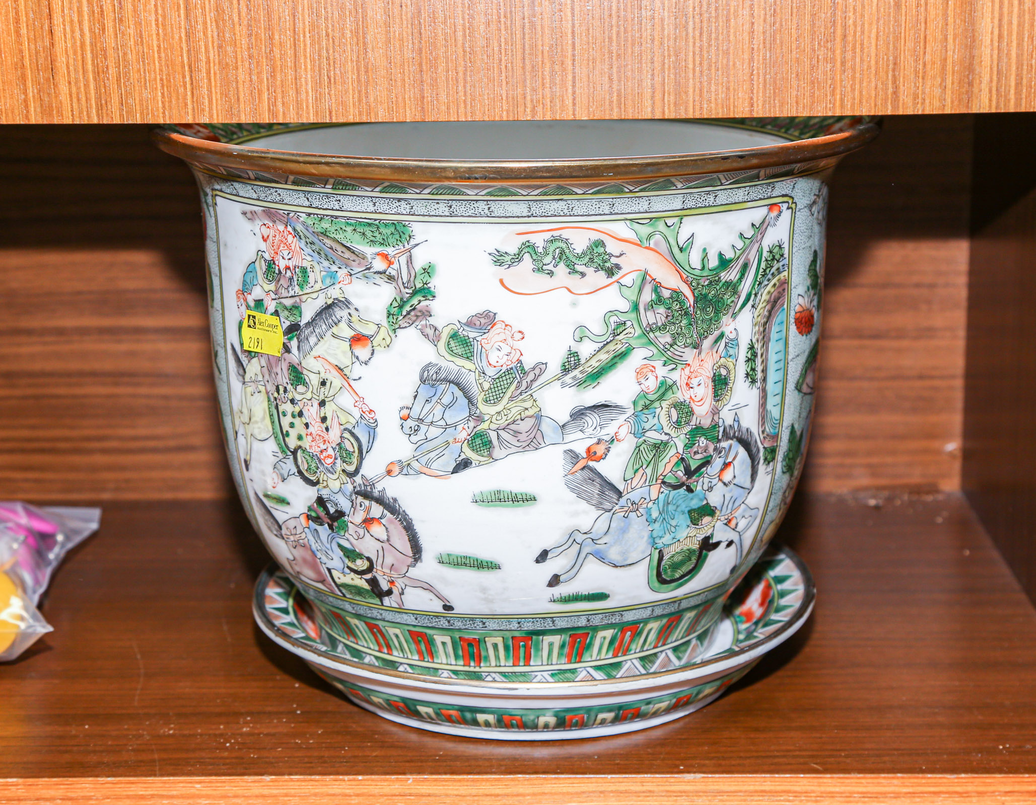 CHINESE FAMILLE VERTE PLANTER WITH