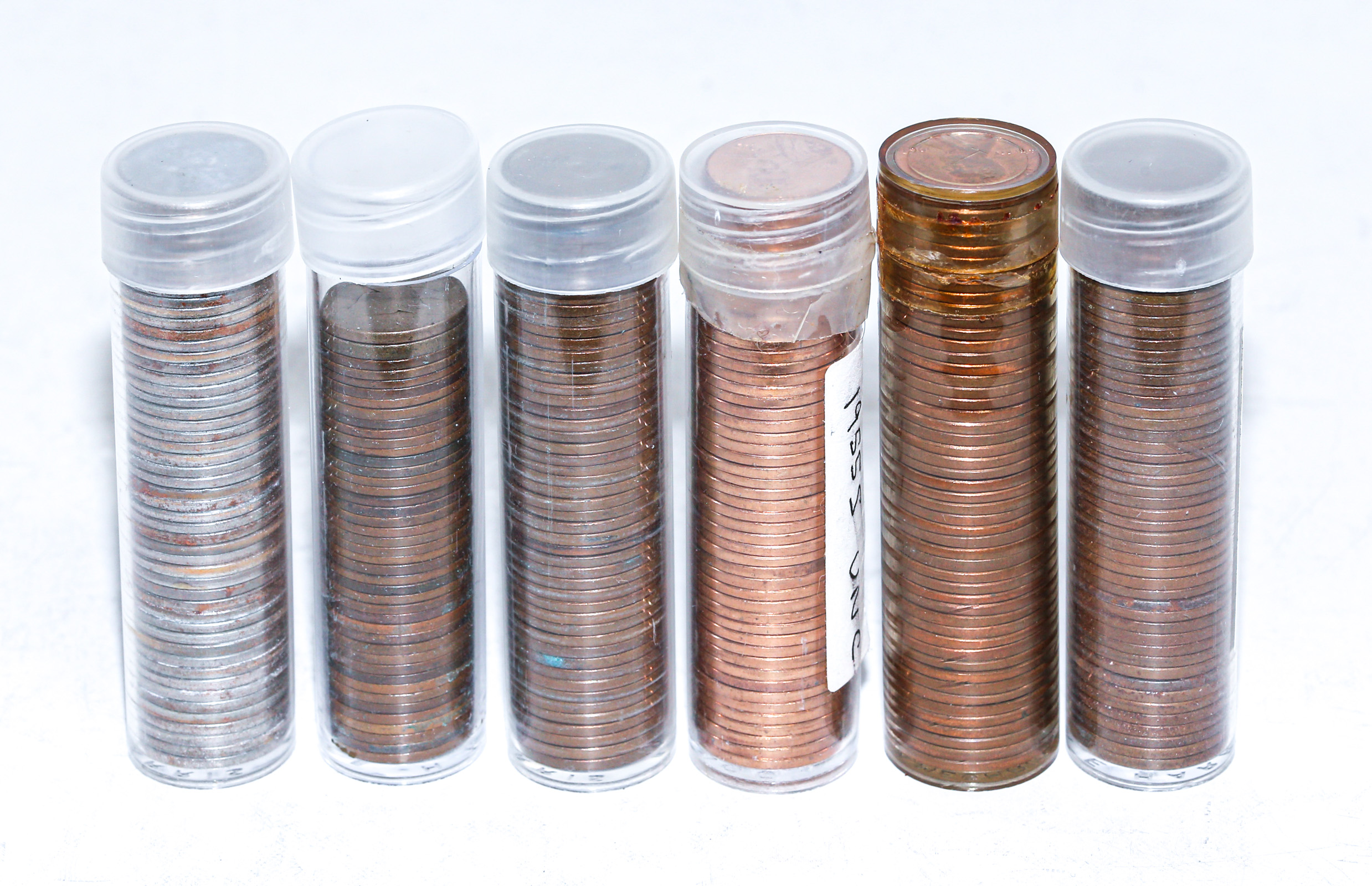 VARIETY OF SIX ROLLS OF COINS 42