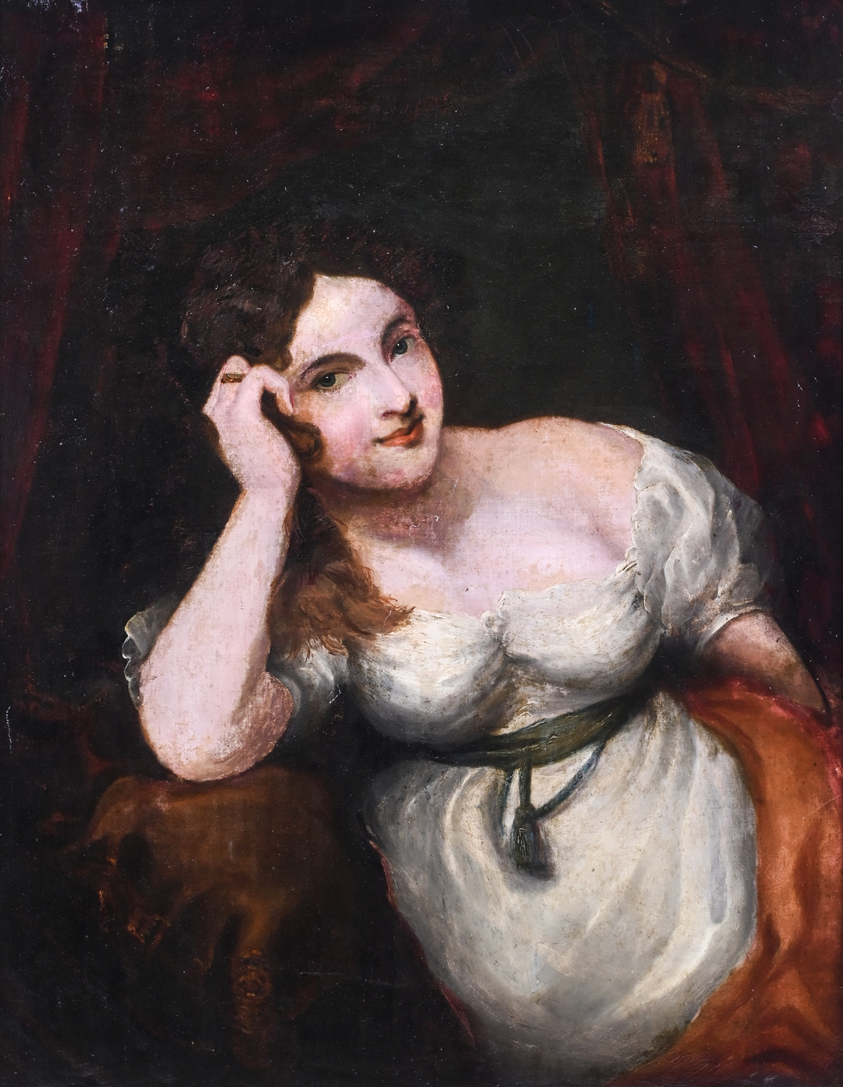 EARLY PORTRAIT PAINTING POSSIBLY
