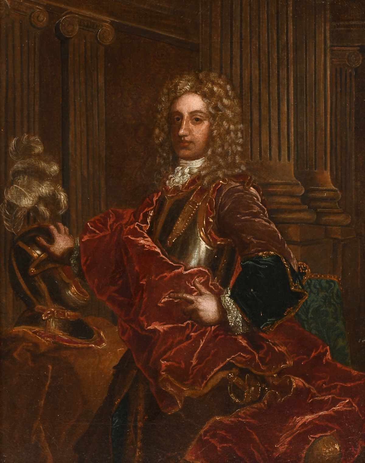 EARLY PORTRAIT PAINTING OF A EUROPEAN