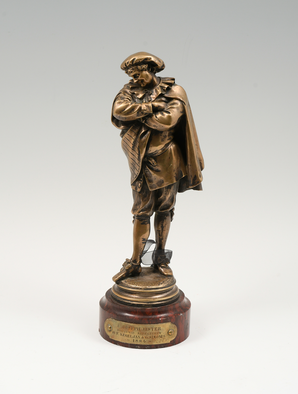 FIGURAL BRONZE SCULPTURE BY JOSEPH