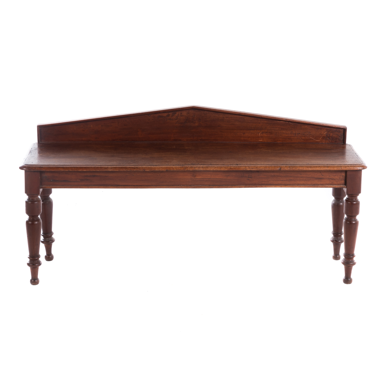 CONTINENTAL STYLE MAHOGANY BENCH