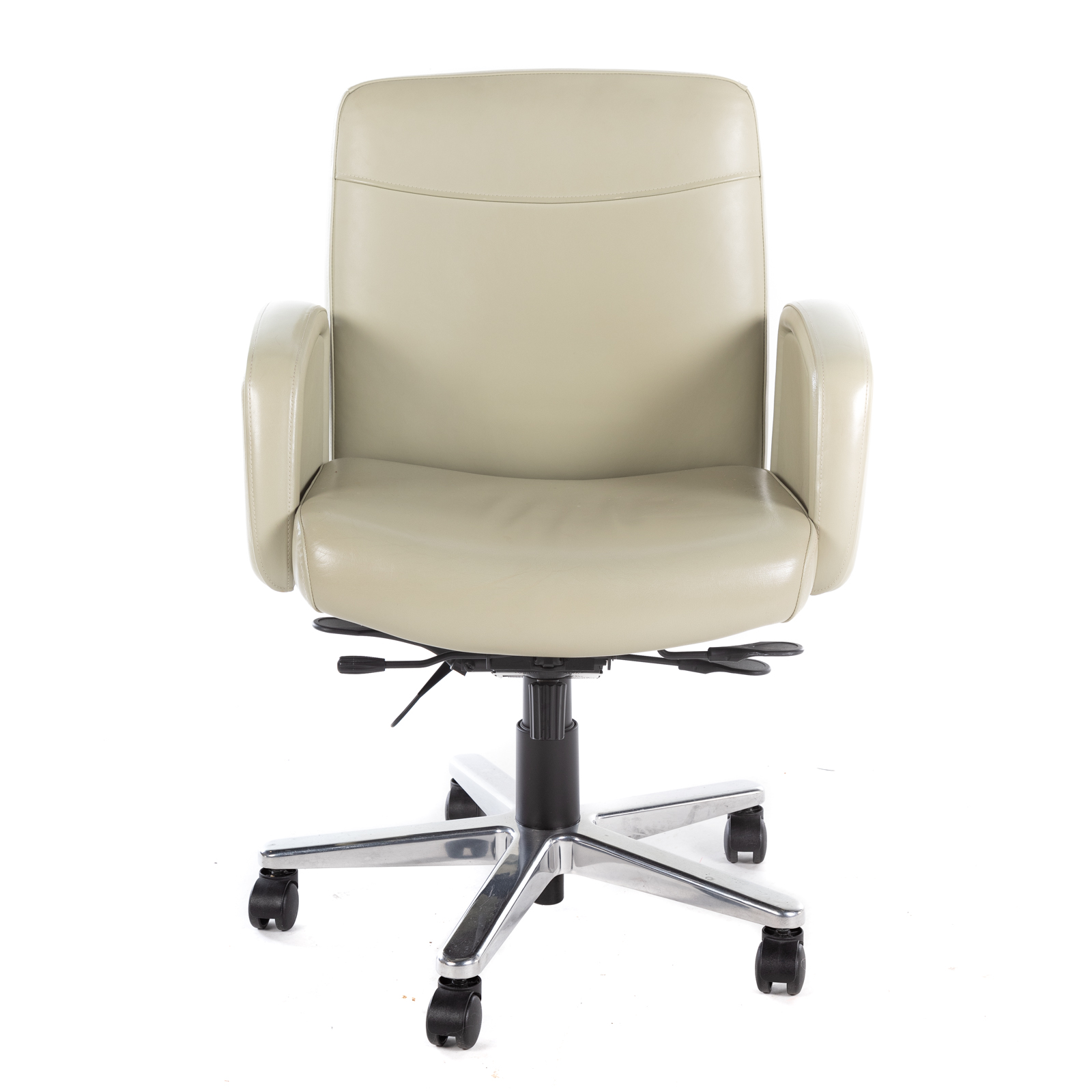 HARTER CONTEMPORARY LEATHER SWIVEL