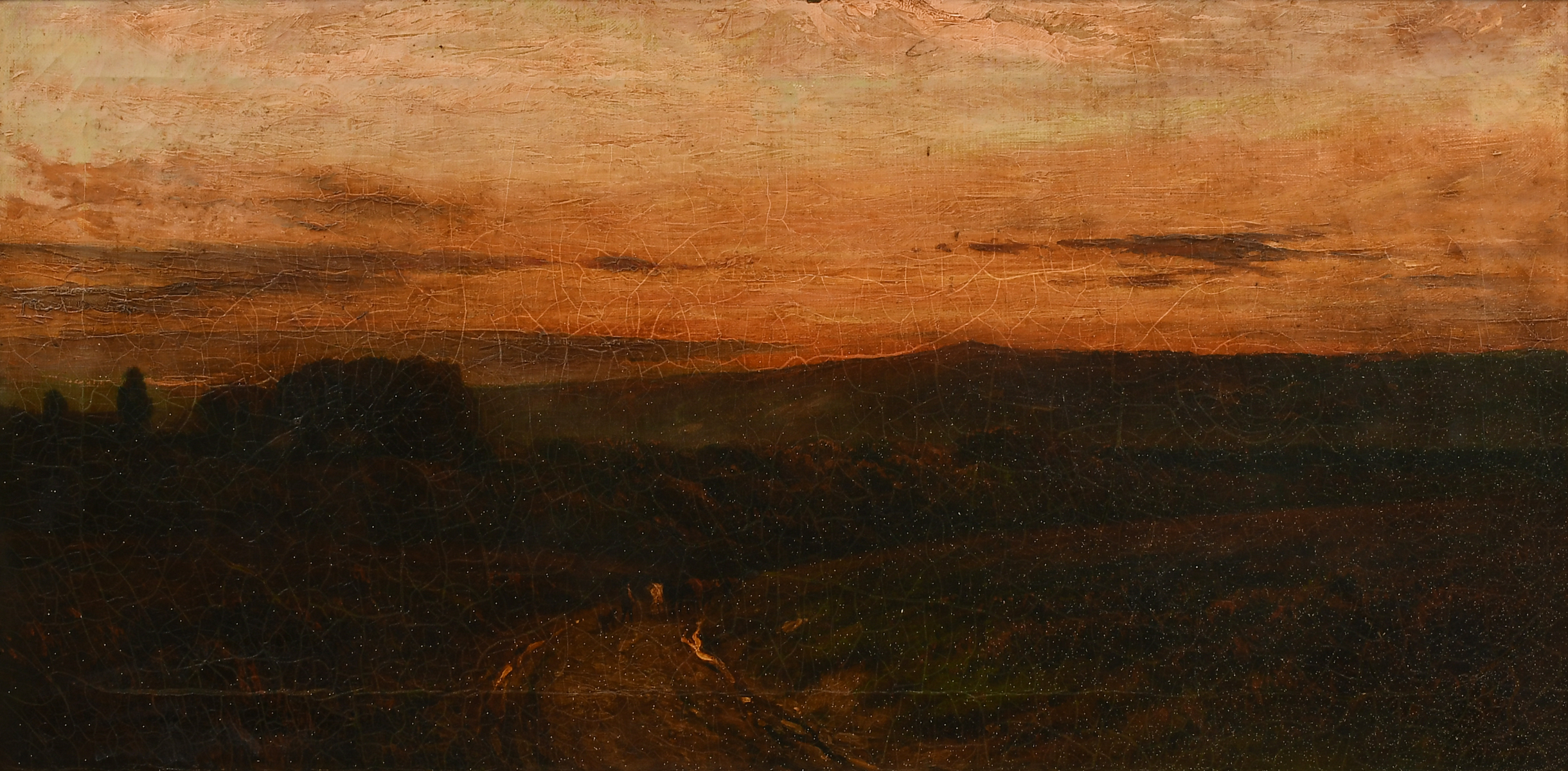 TONALIST STYLE PAINTING THE ROAD