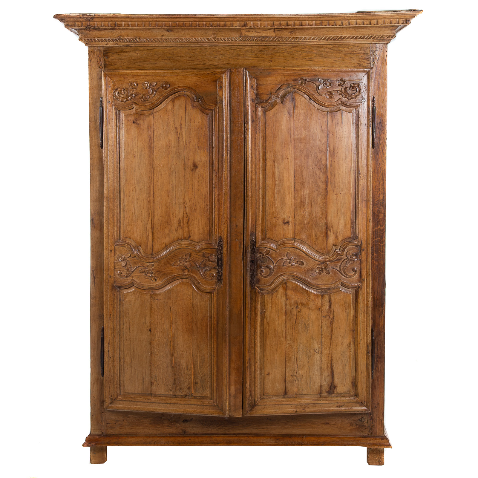 FRENCH MIXED WOOD ARMOIRE Late 369e82