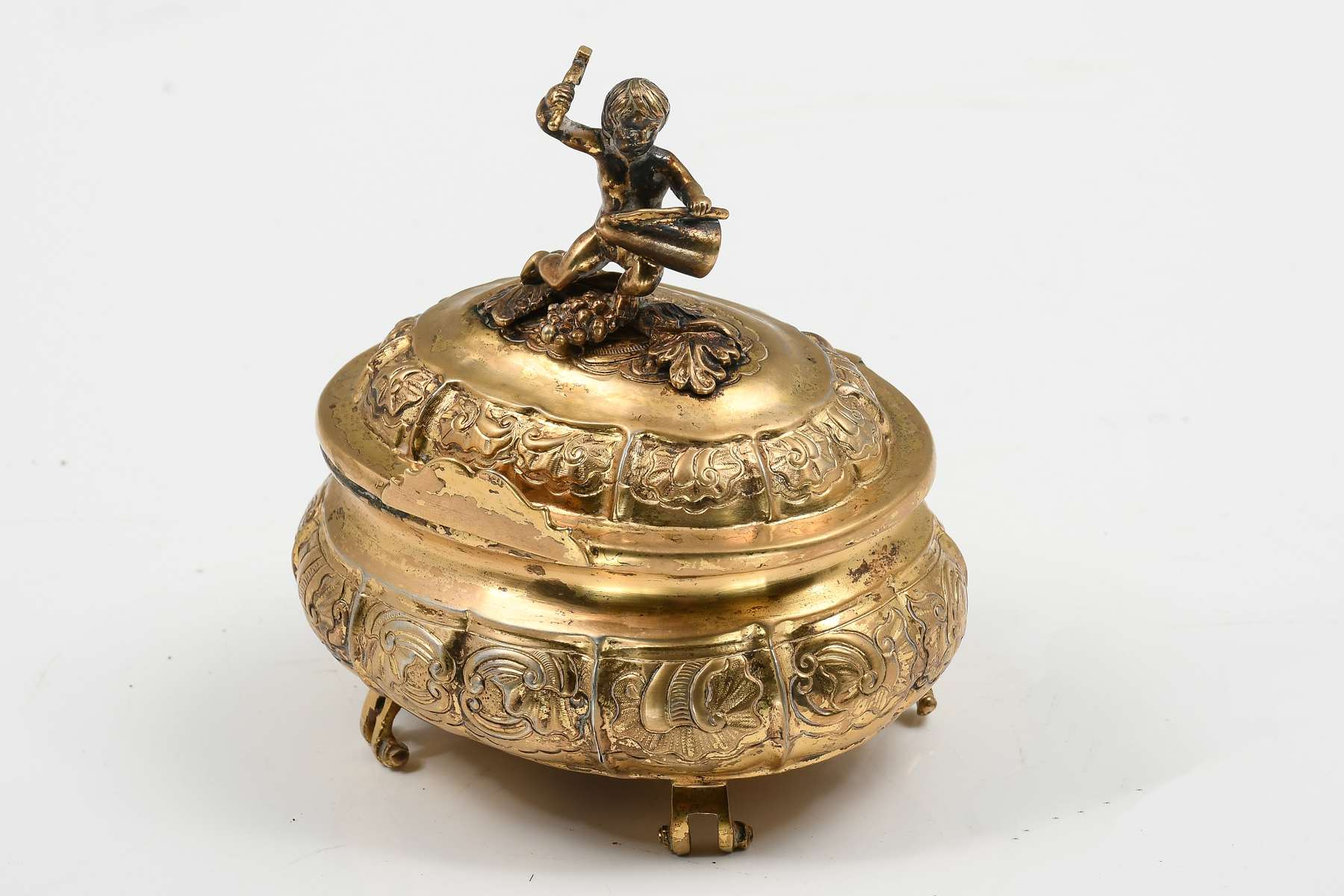 FIGURAL GOLD VERMEIL CONTINENTAL