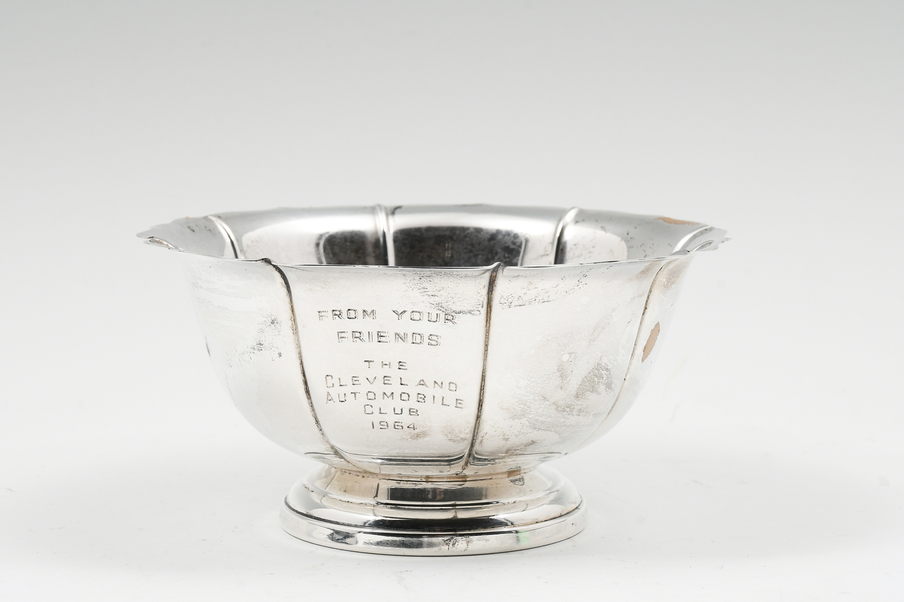 POOLE STERLING SILVER TROPHY BOWL: