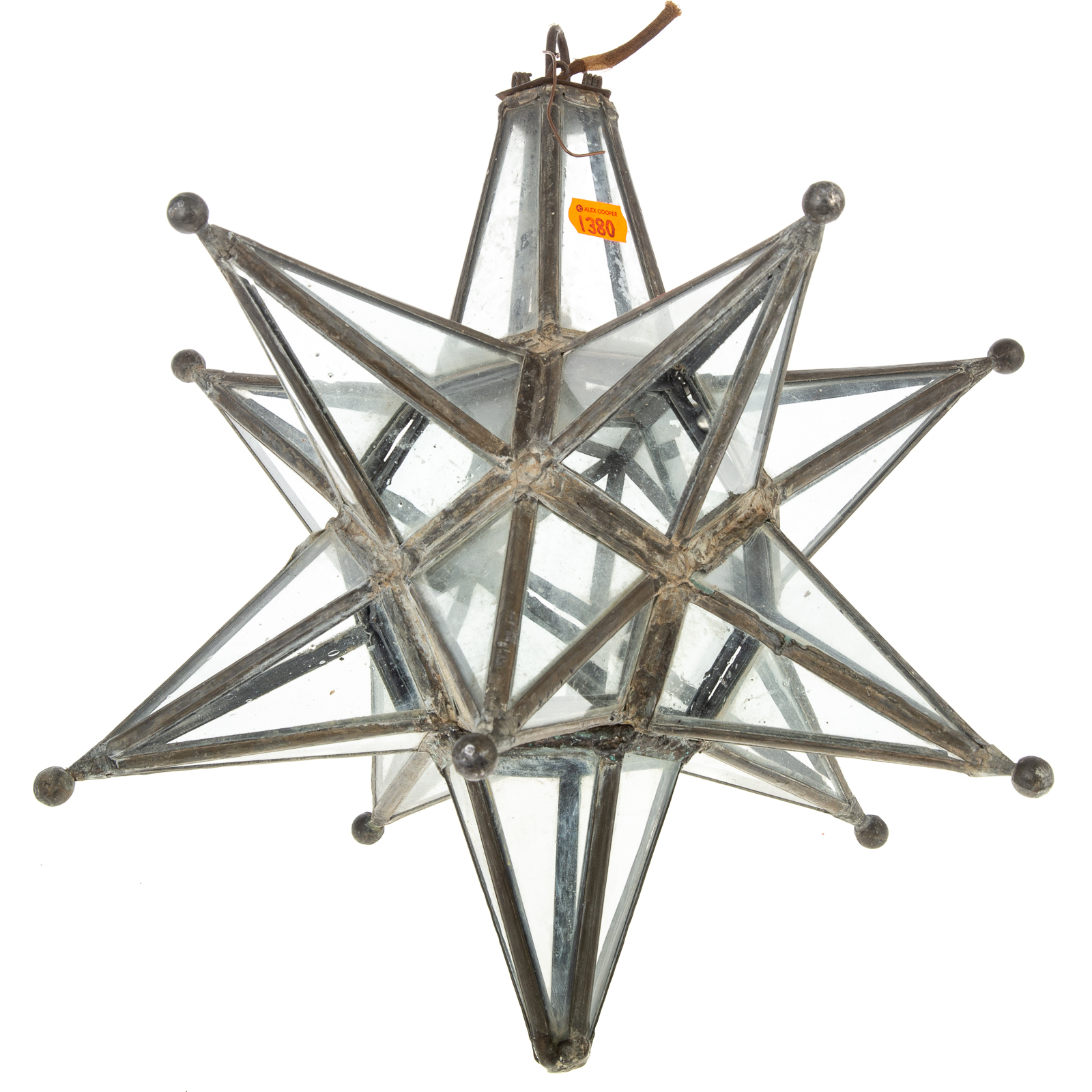 GERMAN LEADED GLASS MORAVIAN STAR 369fe5