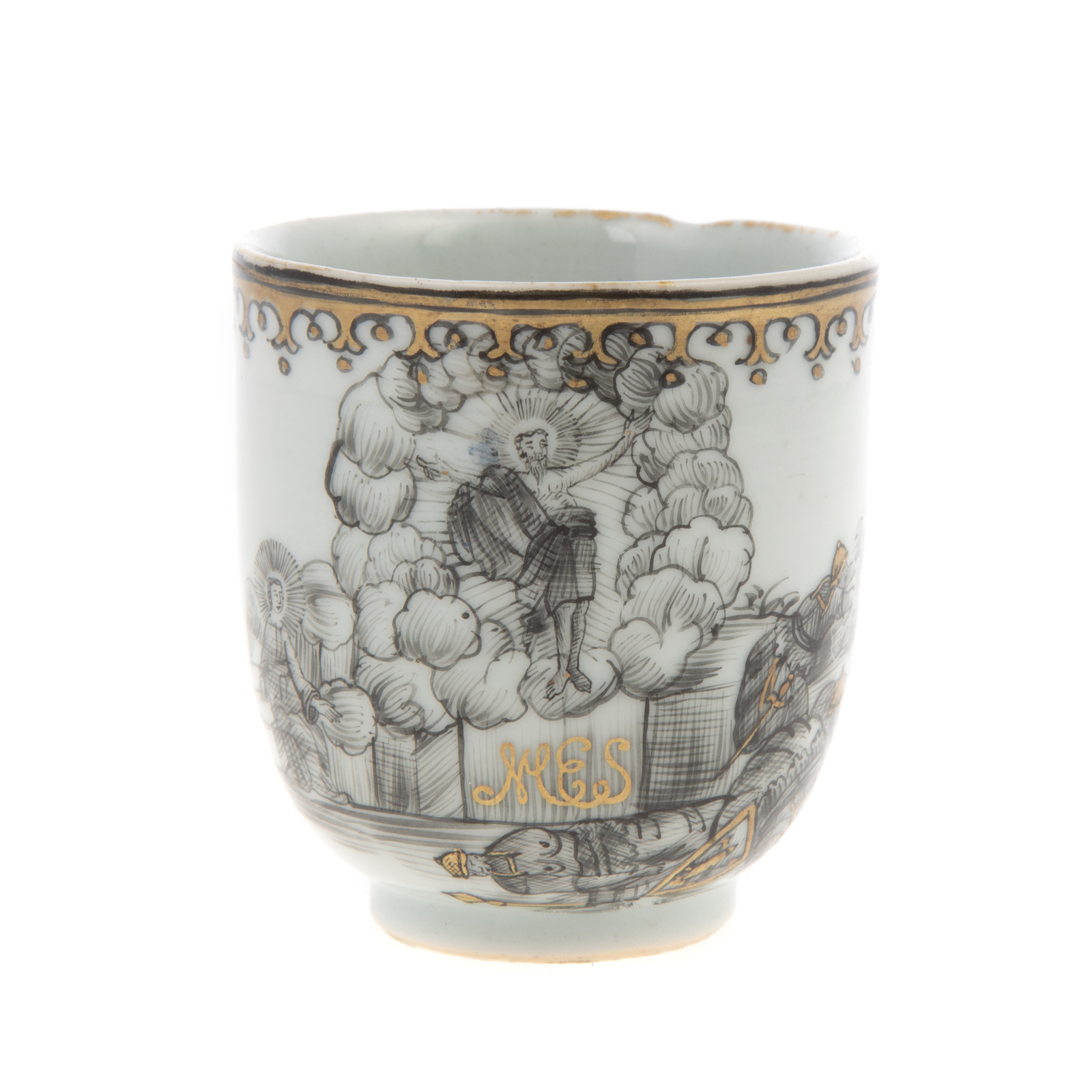 CHINESE EXPORT JESUIT WARE TEACUP 36a02c