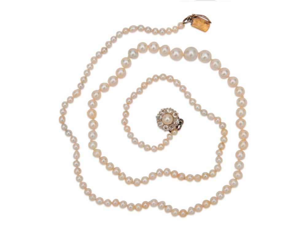 NATURAL PEARL NECKLACENatural Pearl