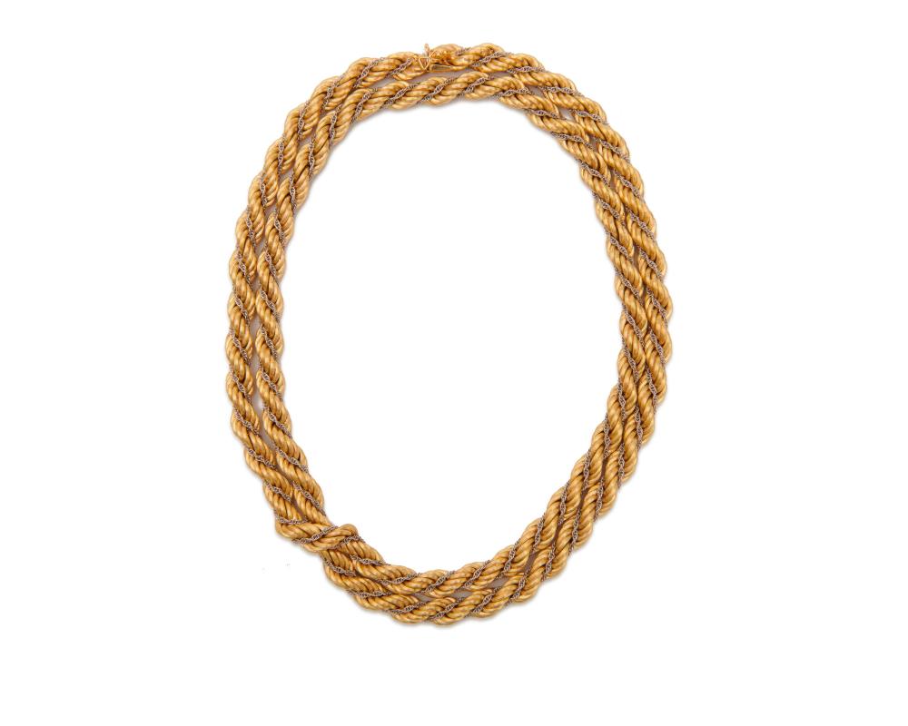 18K GOLD ROPE NECKLACE18K Gold 3679b9