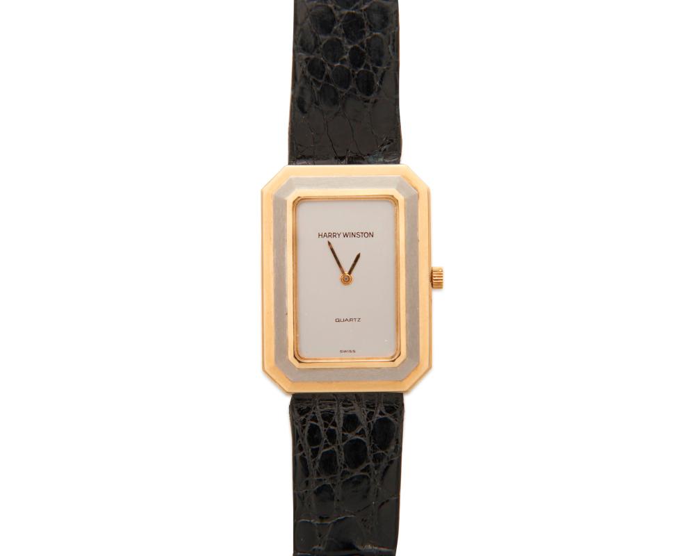 HARRY WINSTON 18K GOLD WRISTWATCHHARRY