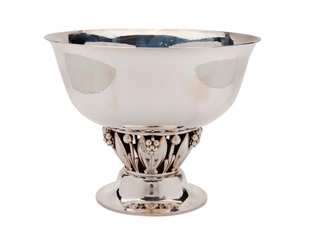 GEORG JENSEN SILVER FOOTED COMPOTE  367a5b