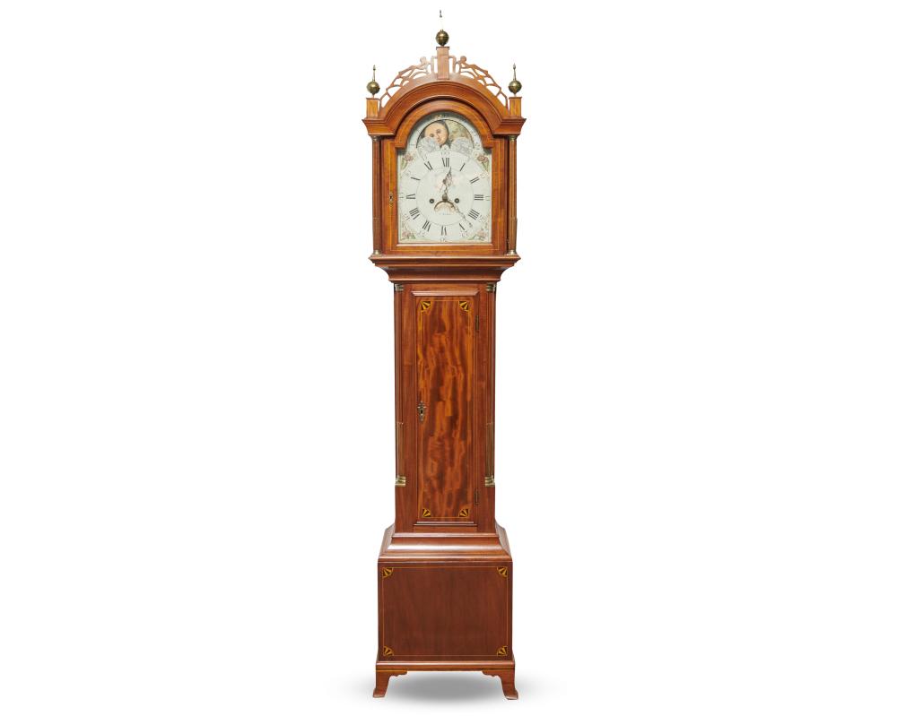 STEPHEN TABER MAHOGANY INLAID TALL 367a73