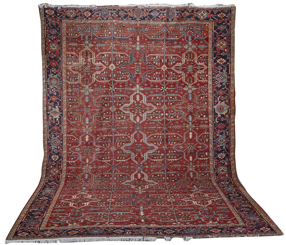 HERIZ CARPET PERSIA CA 1900  367ac2