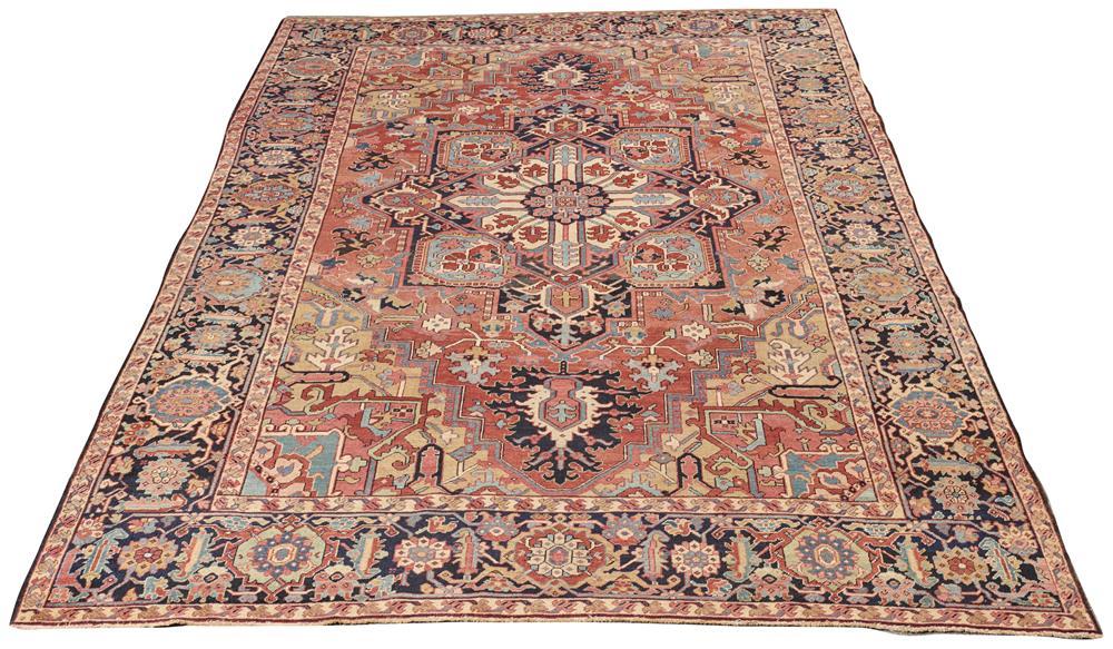 HERIZ CARPET, PERSIA, CA. 1910;